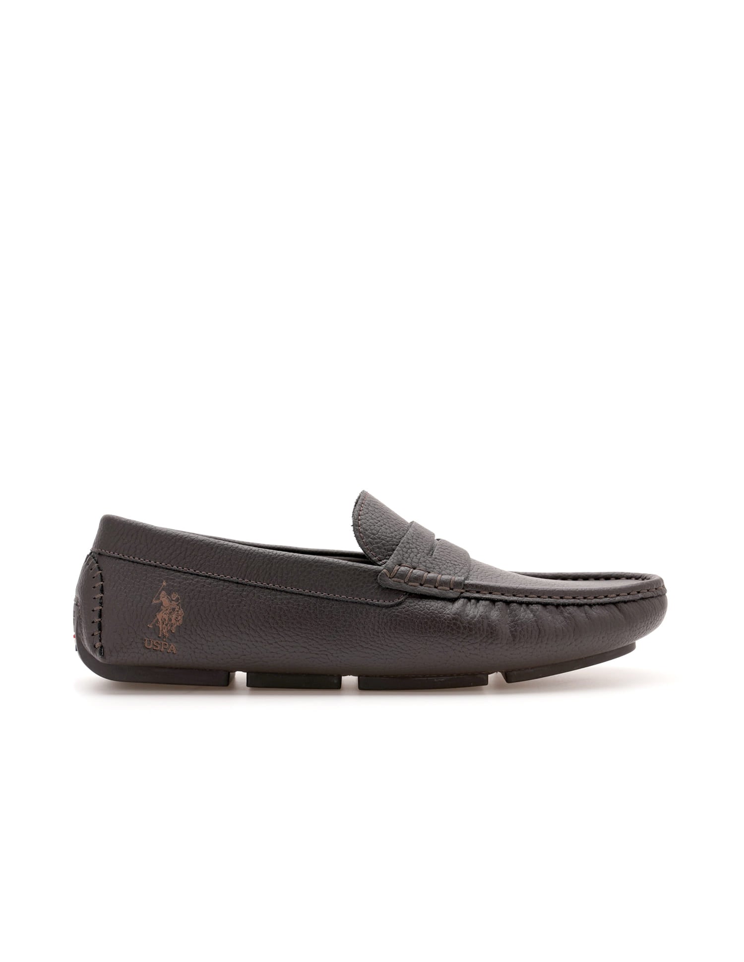 Men Kiger Textured Loafer Brown - U.S. Polo Assn. India | Large