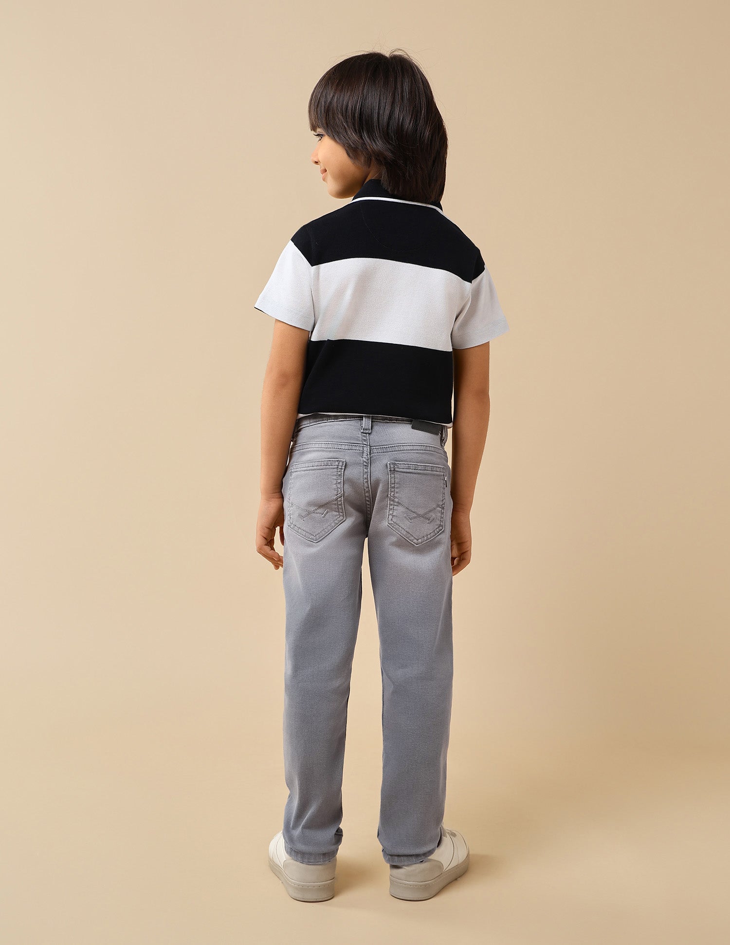 Boys Slim Fit Stone Washed Jeans Light Wash - U.S. POLO ASSN. | Large