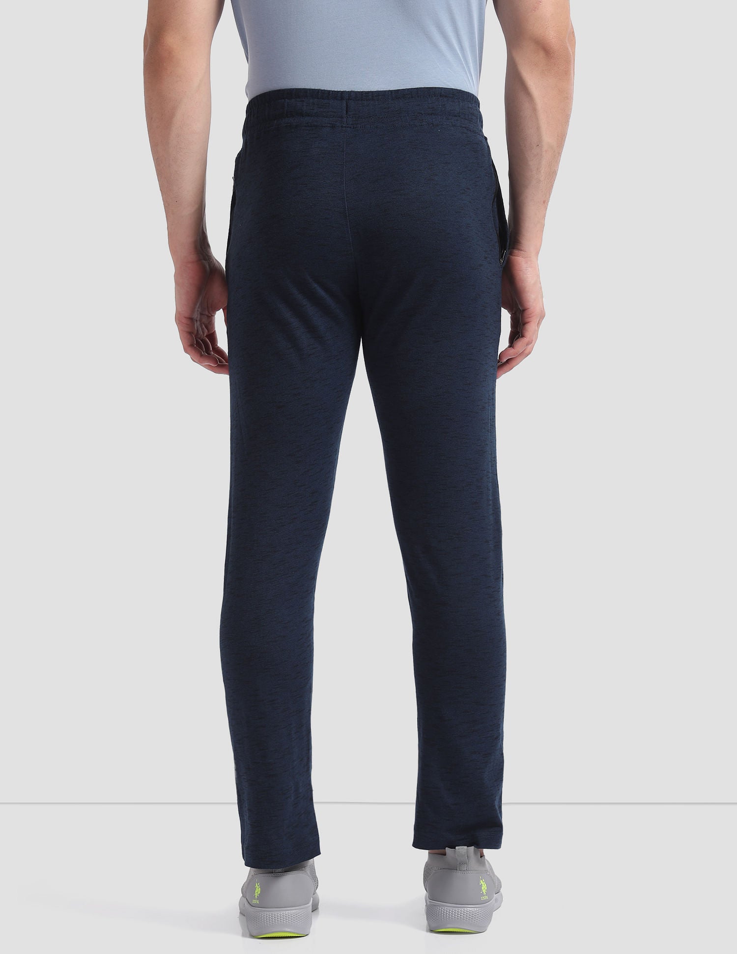 Comfort Fit Cotton Polyester I672 Lounge Track Pants - Pack Of 1 Navy - U.S. POLO ASSN. | Large