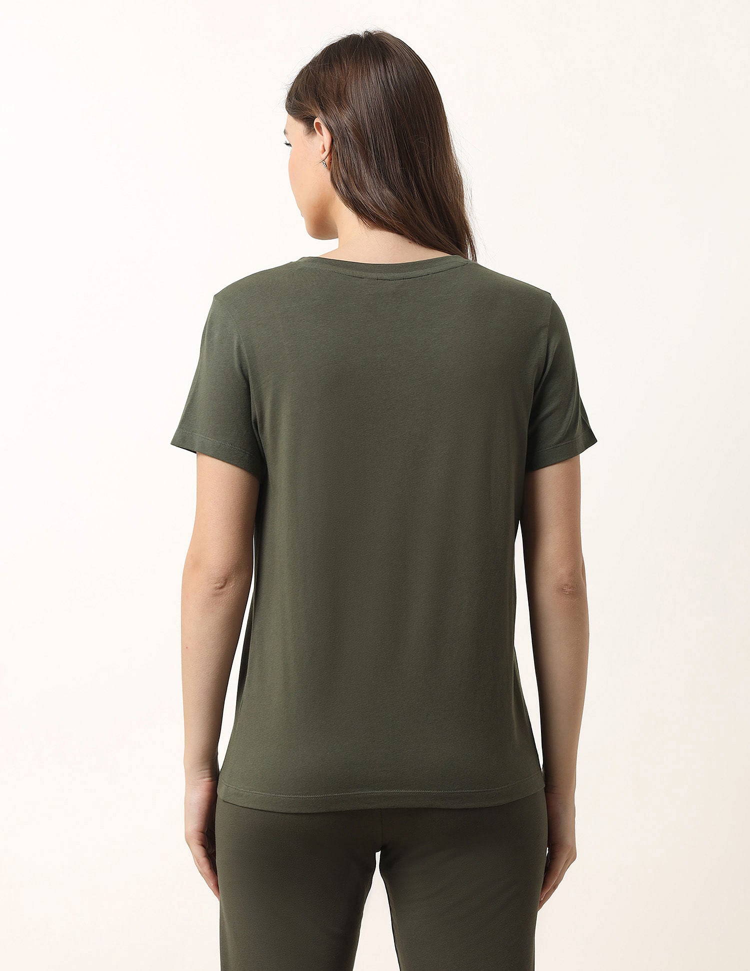 Regular Fit Lounge T-Shirt Olive - U.S. POLO ASSN. | Large