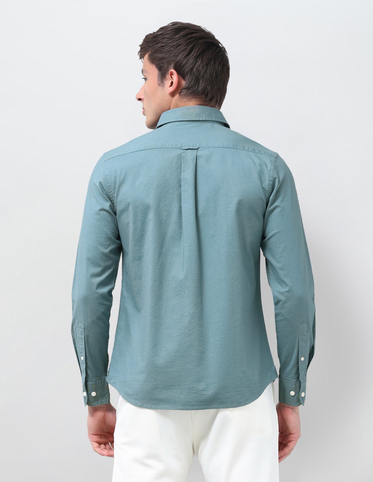 Tailored Fit Oxford Shirt Teal - U.S. Polo Assn. India | Large