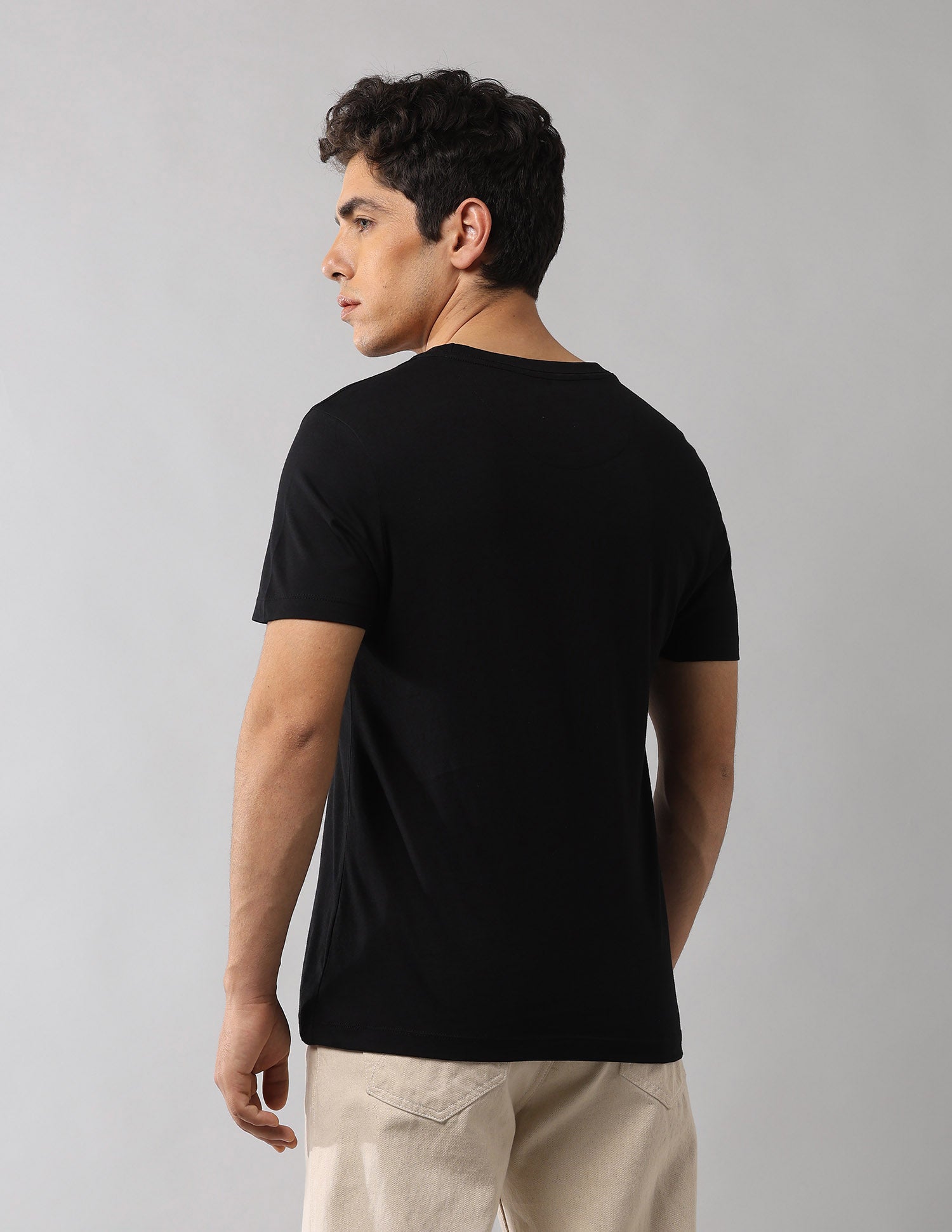 Brand Printed Americana T-Shirt Black - U.S. POLO ASSN. | Large