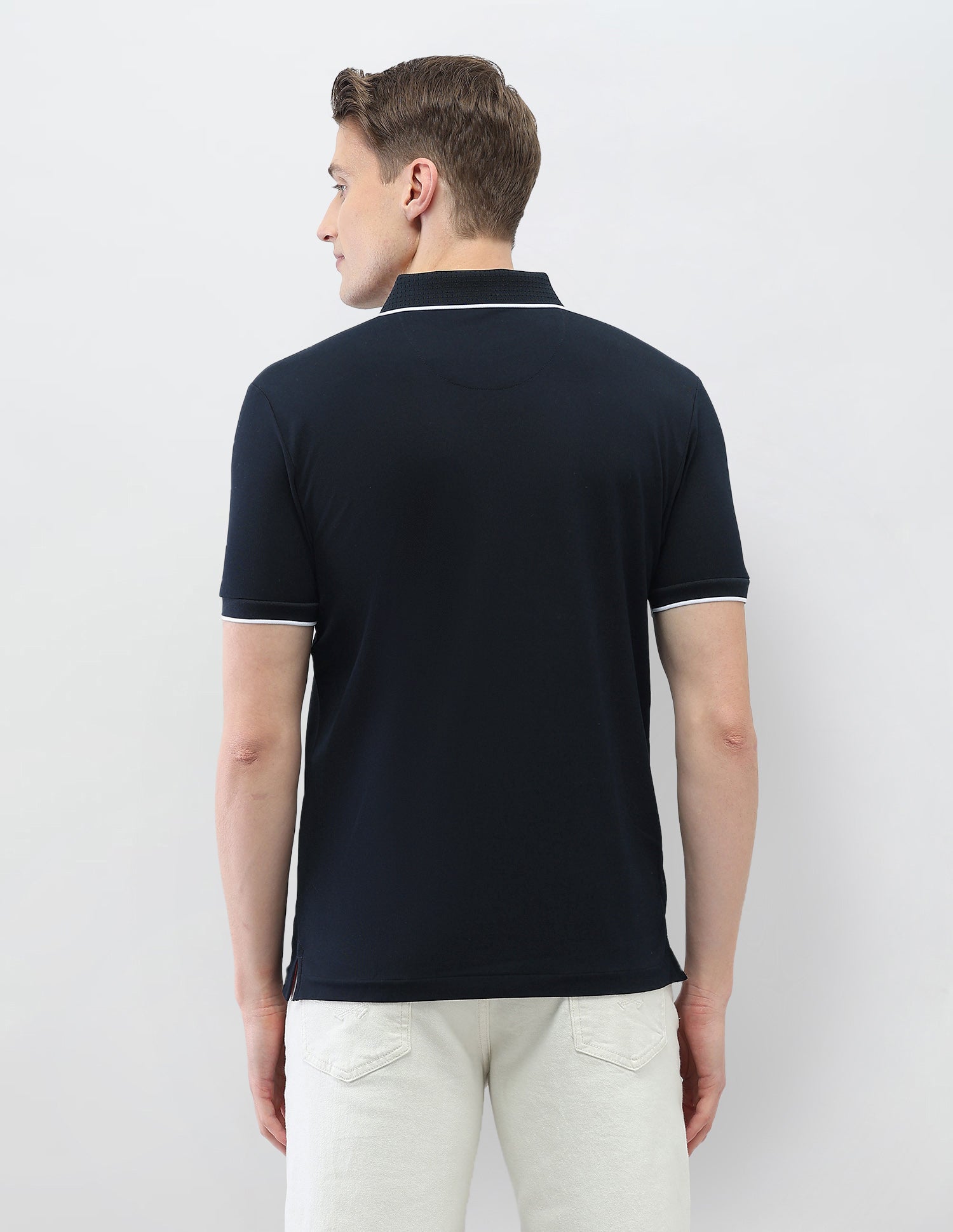 Solid New Port Marina Polo Shirt Navy - U.S. Polo Assn. India | Large