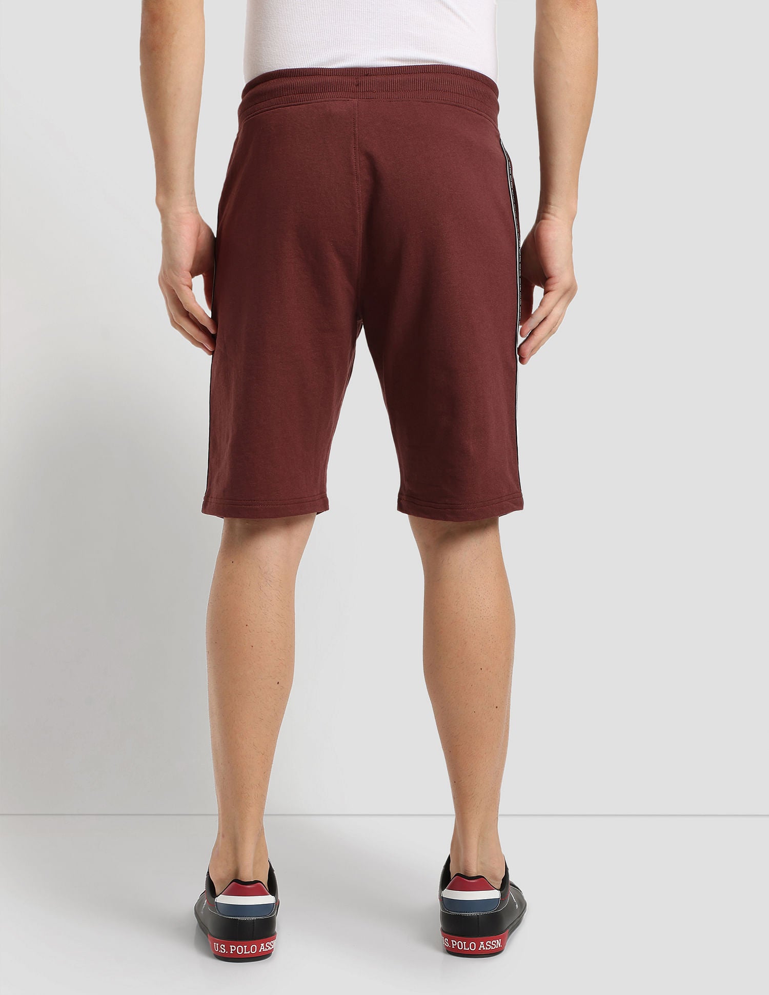 Brand Tape Performance Shorts Maroon - U.S. Polo Assn. India | Large