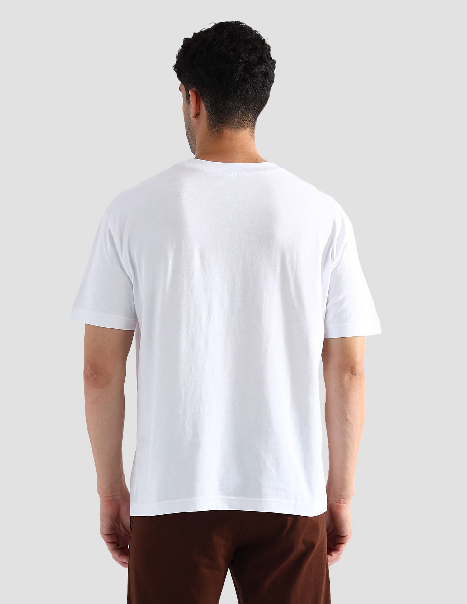 Pure Cotton Oversized OEE04 Lounge T-Shirt White - U.S. POLO ASSN. | Large