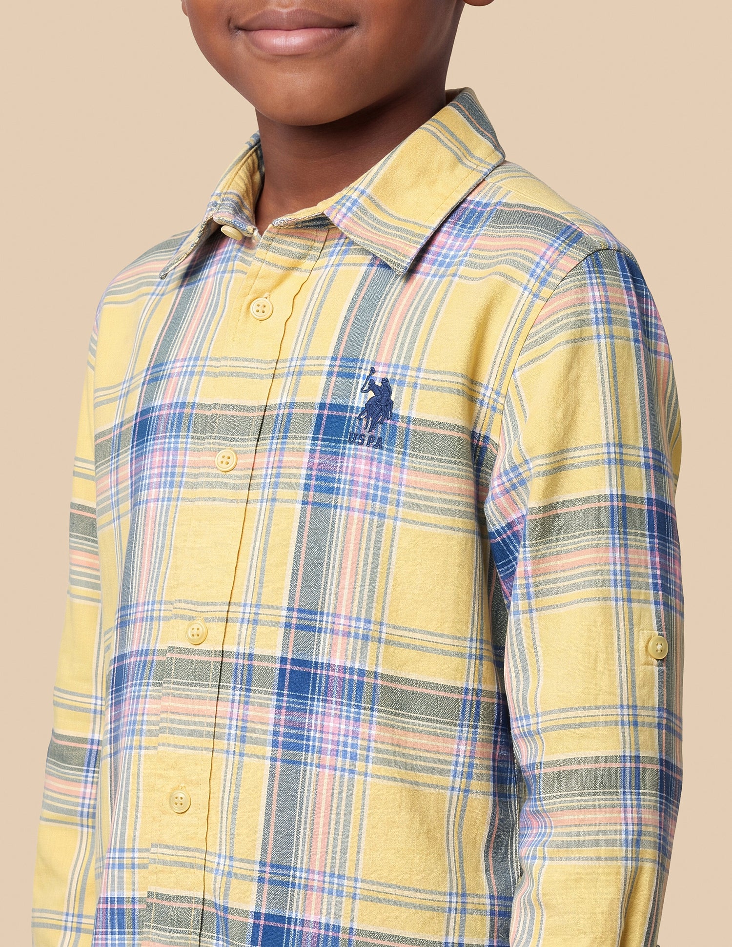Plaid Checked Regular Fit Shirt Multi3 - U.S. Polo Assn. India | Large