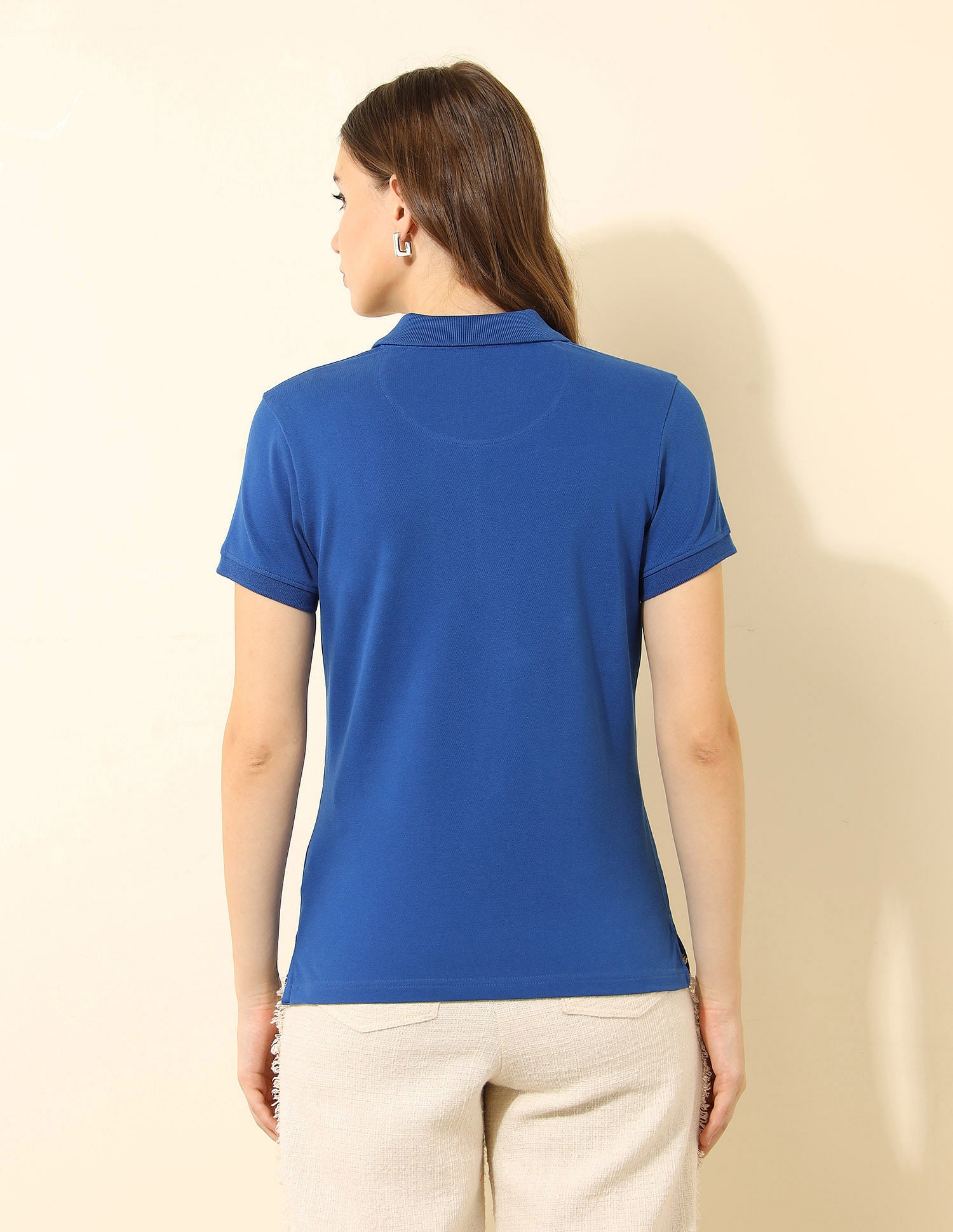 Regular Fit Brand Printed Polo Shirt Blue - U.S. Polo Assn. India | Large