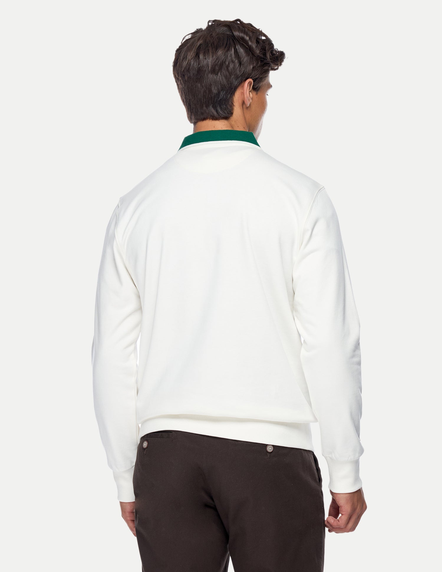 Solid Relaxed Fit Sweatshirt Ivory - U.S. Polo Assn. India | Large
