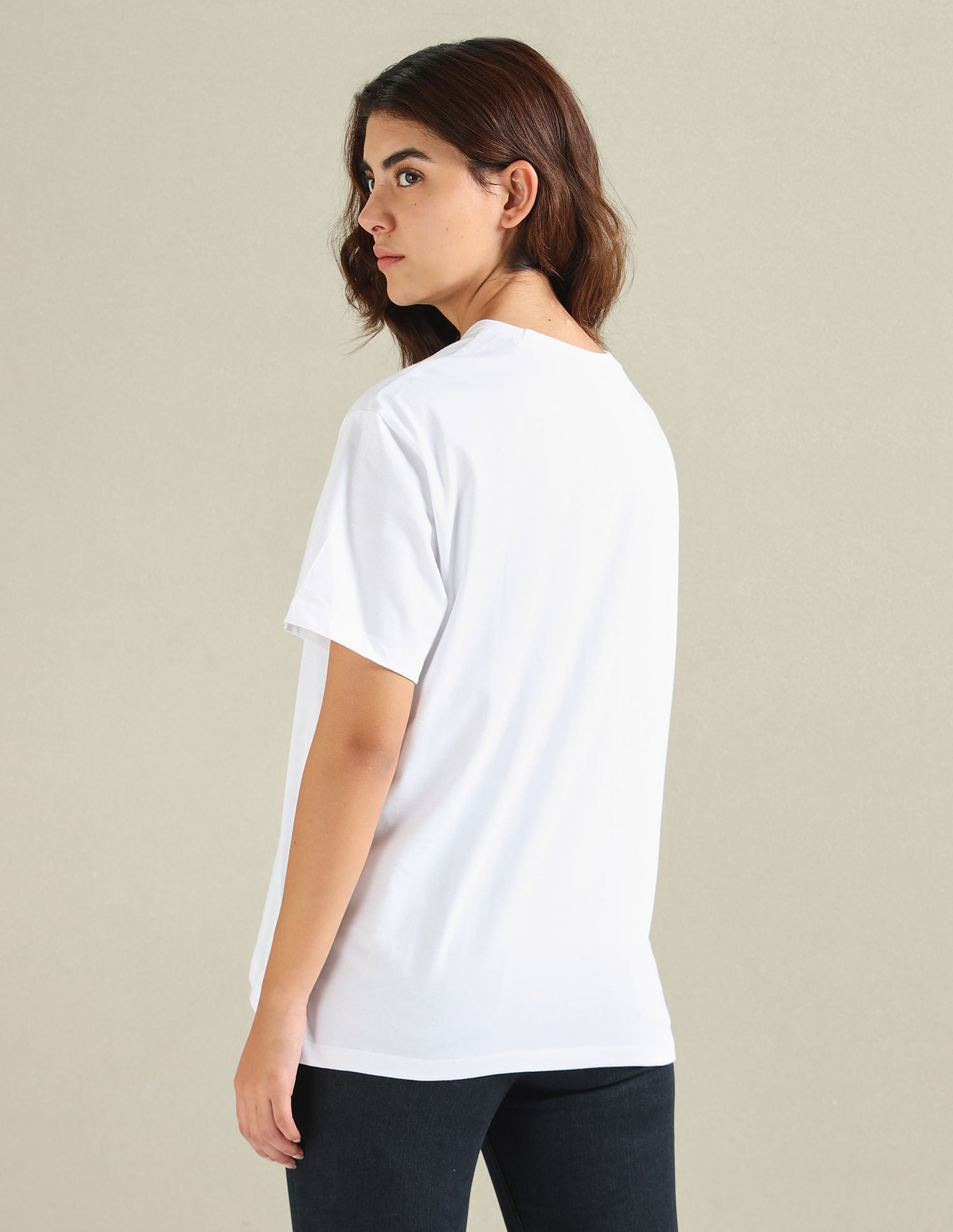 Pure Cotton Boyfriend T-Shirt White - U.S. POLO ASSN. | Large