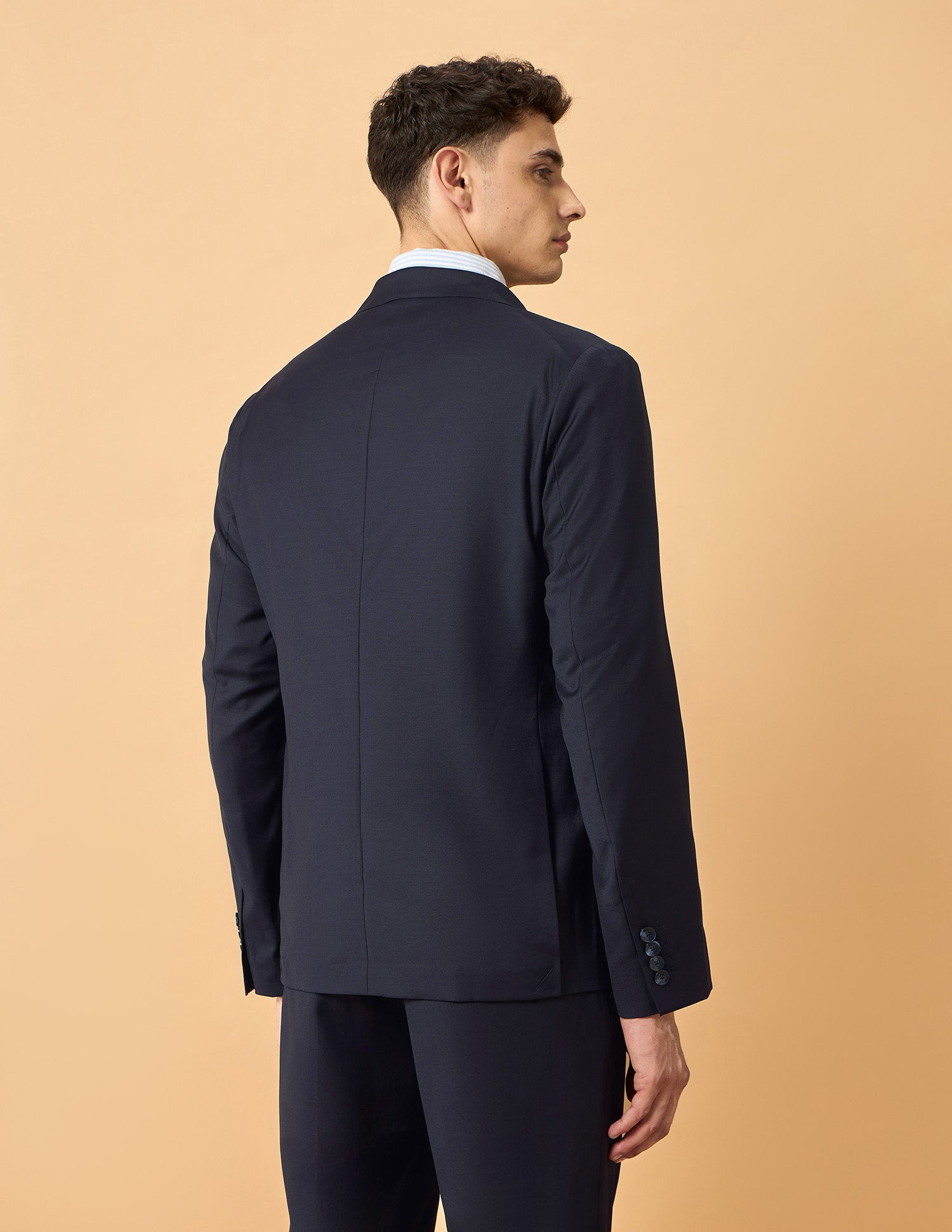 Pacho X Satin Slim Fit Blazer Navy - U.S. POLO ASSN. | Large