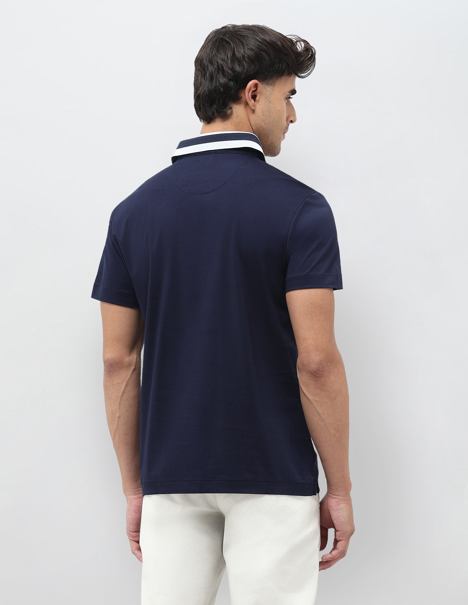 Solid Regular Fit Polo Shirt Navy - U.S. POLO ASSN. | Large