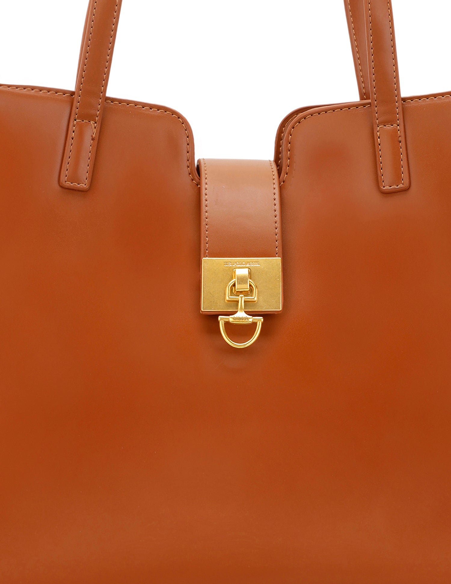 Women Addison Tote Bag Tan - U.S. POLO ASSN. | Large