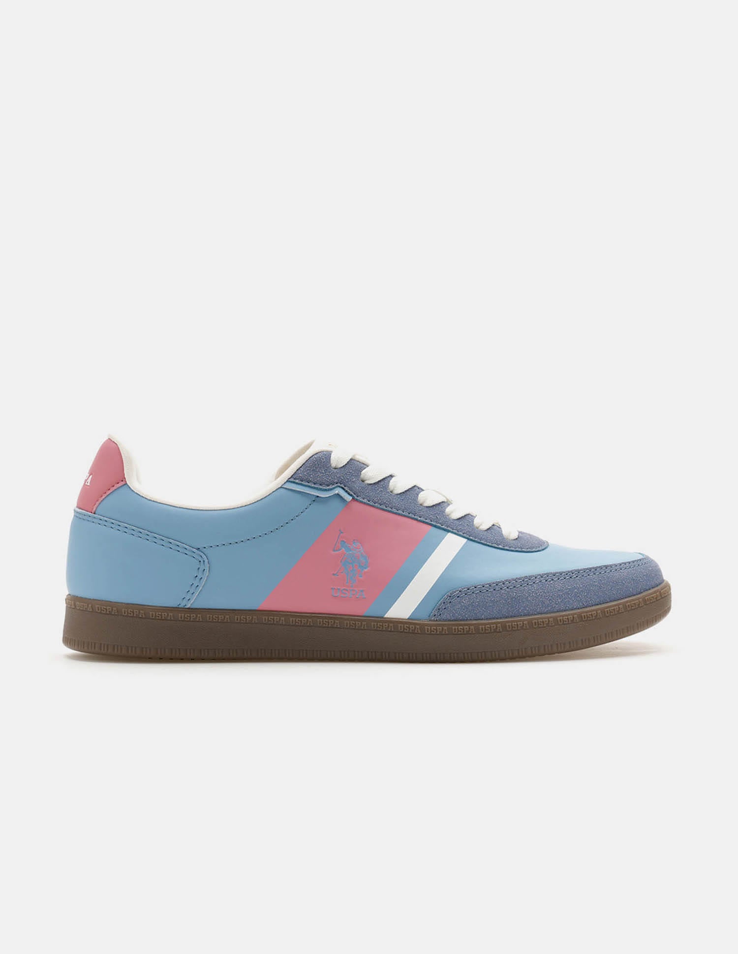 Men Hilton Colour Blocked Sneakers Blue - U.S. Polo Assn. India | Large