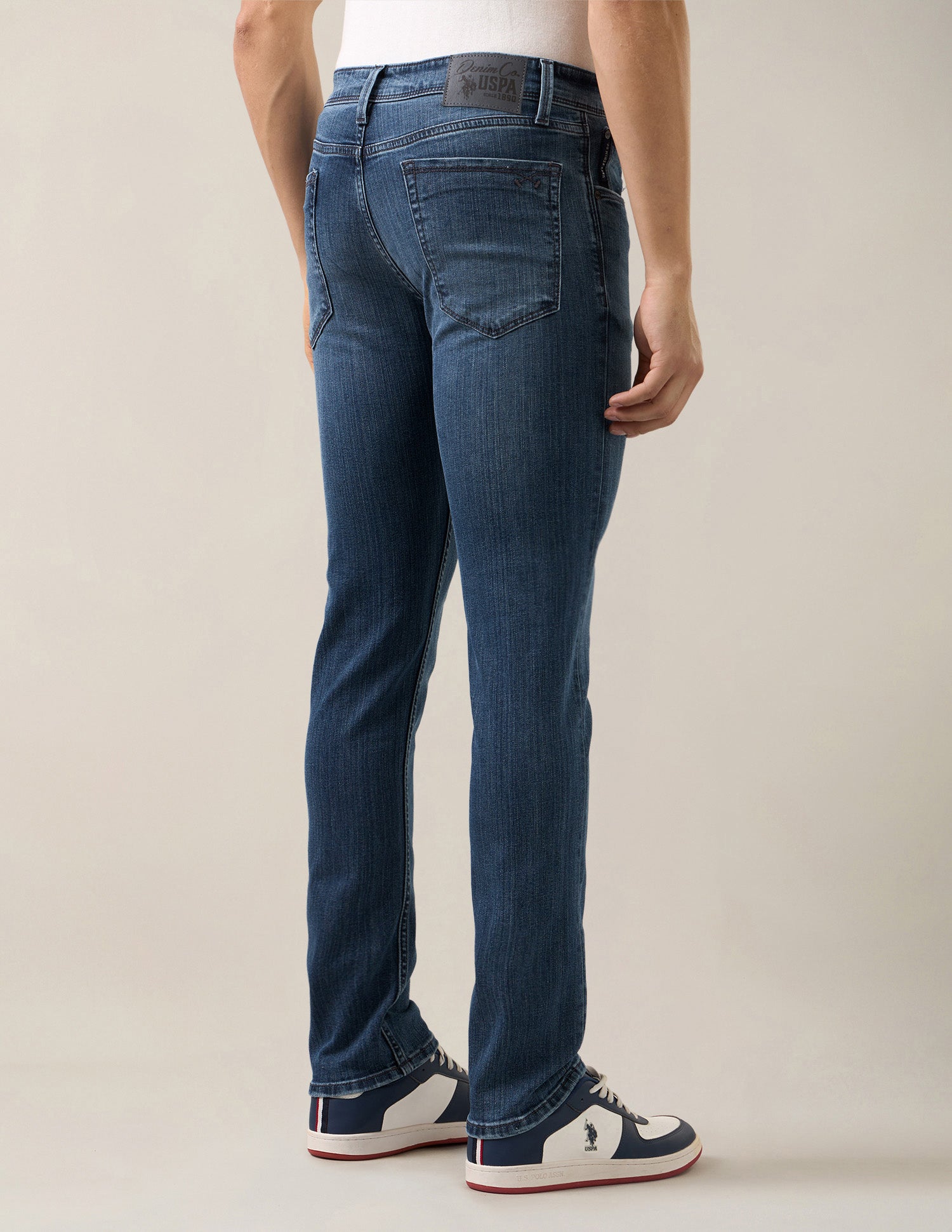 Regallo Skinny Fit Blue Jeans Blue - U.S. Polo Assn. India | Large