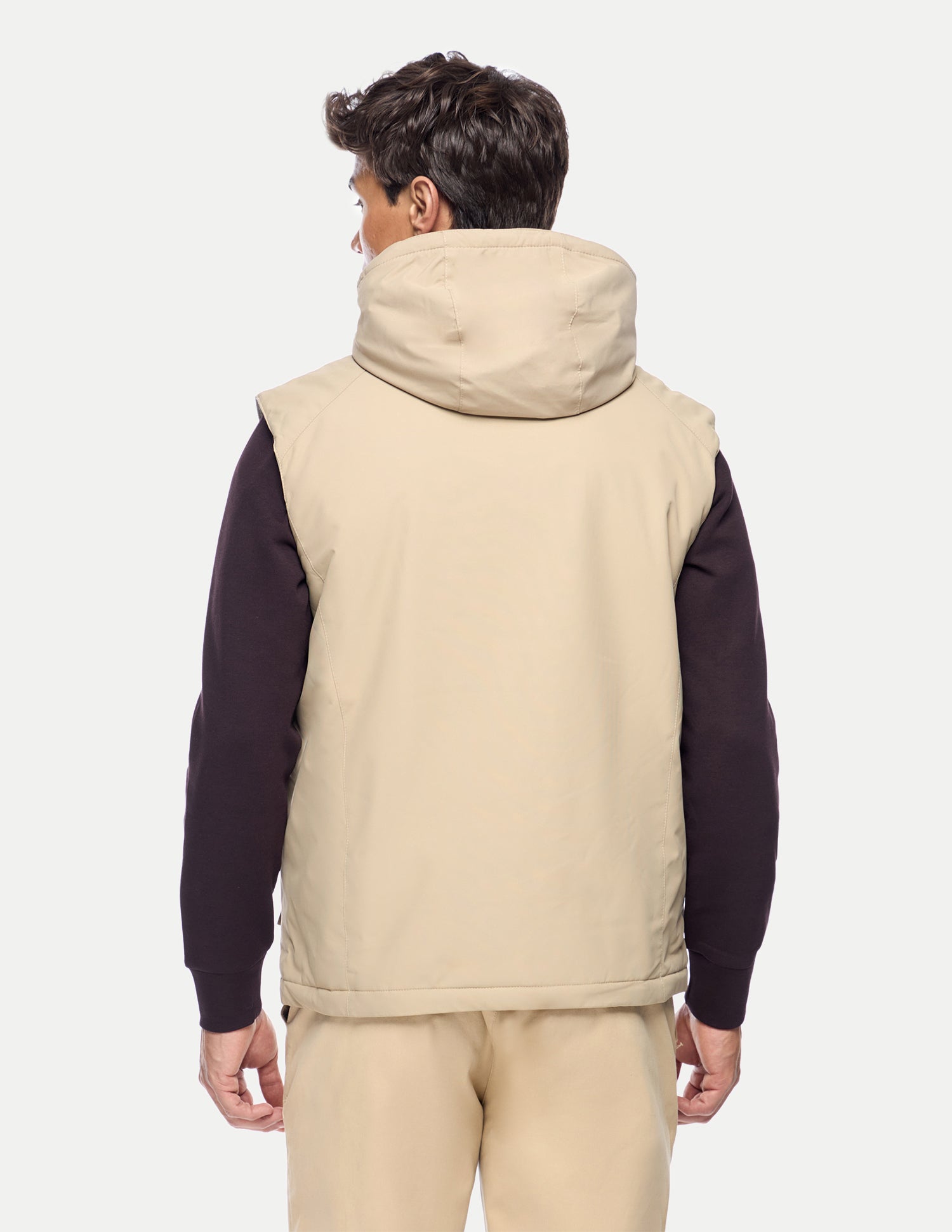 Solid Regular Fit Jacket Beige - U.S. Polo Assn. India | Large