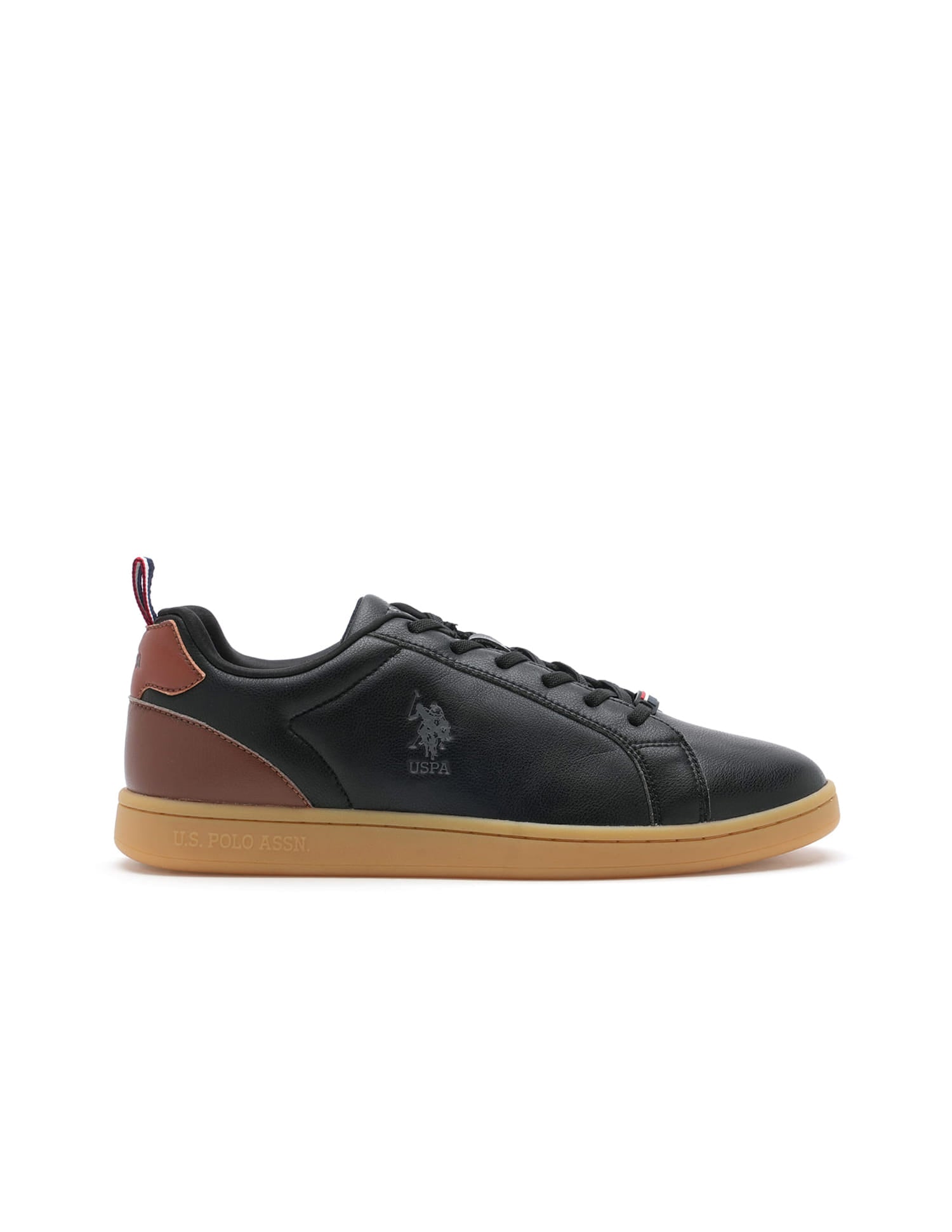 Colour Block Panelled Stefan 3.0 Sneakers Black - U.S. Polo Assn. India | Large