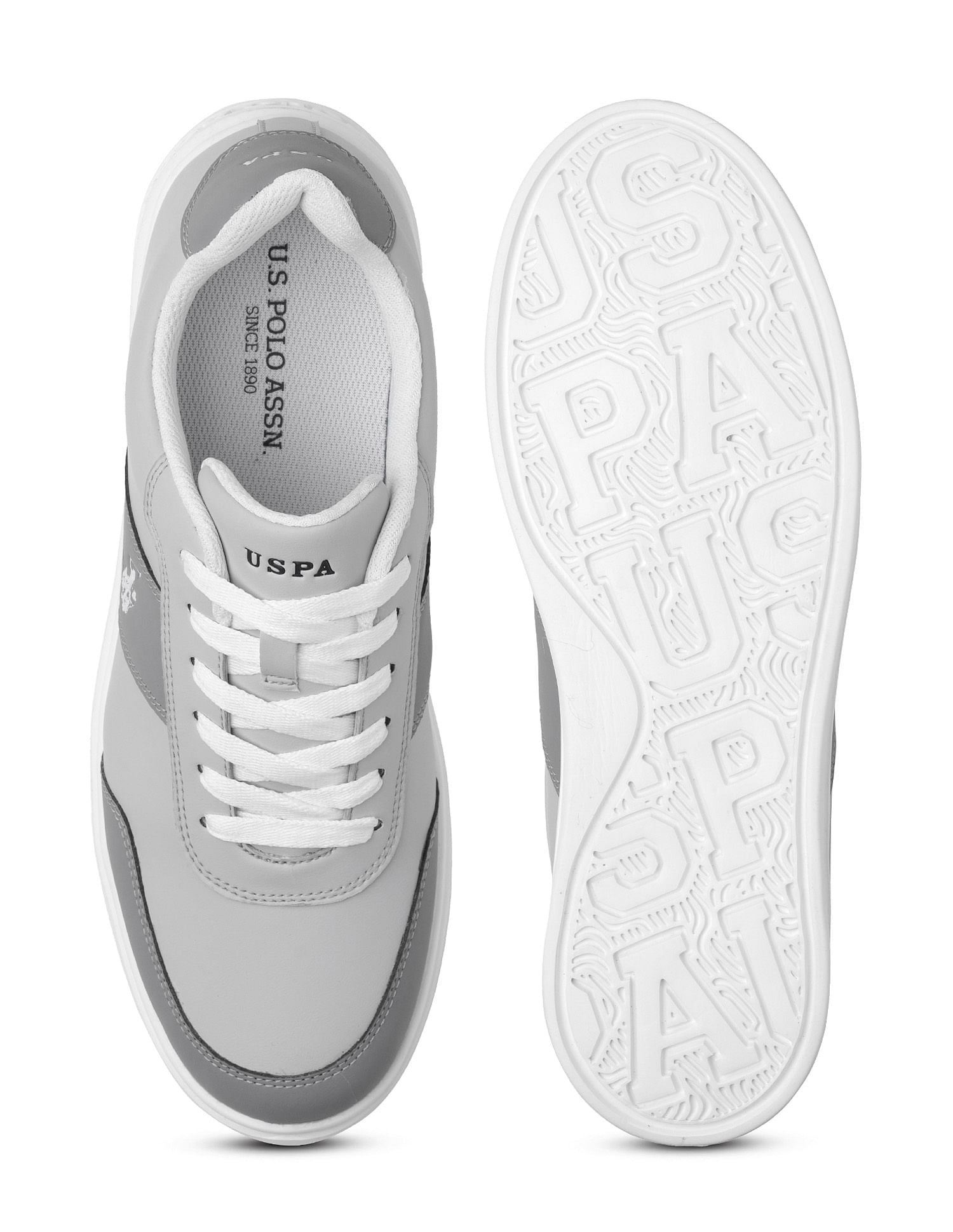 Men Torm Colourblocked Sneakers Grey - U.S. POLO ASSN. | Large