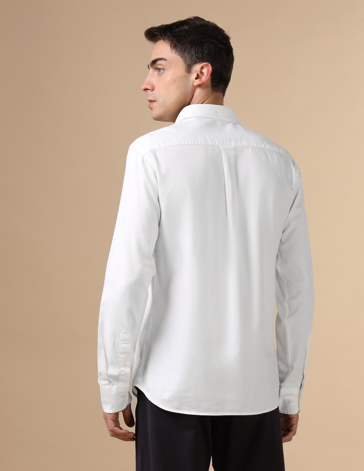 Dobby Pure Cotton Shirt White - U.S. POLO ASSN. | Large