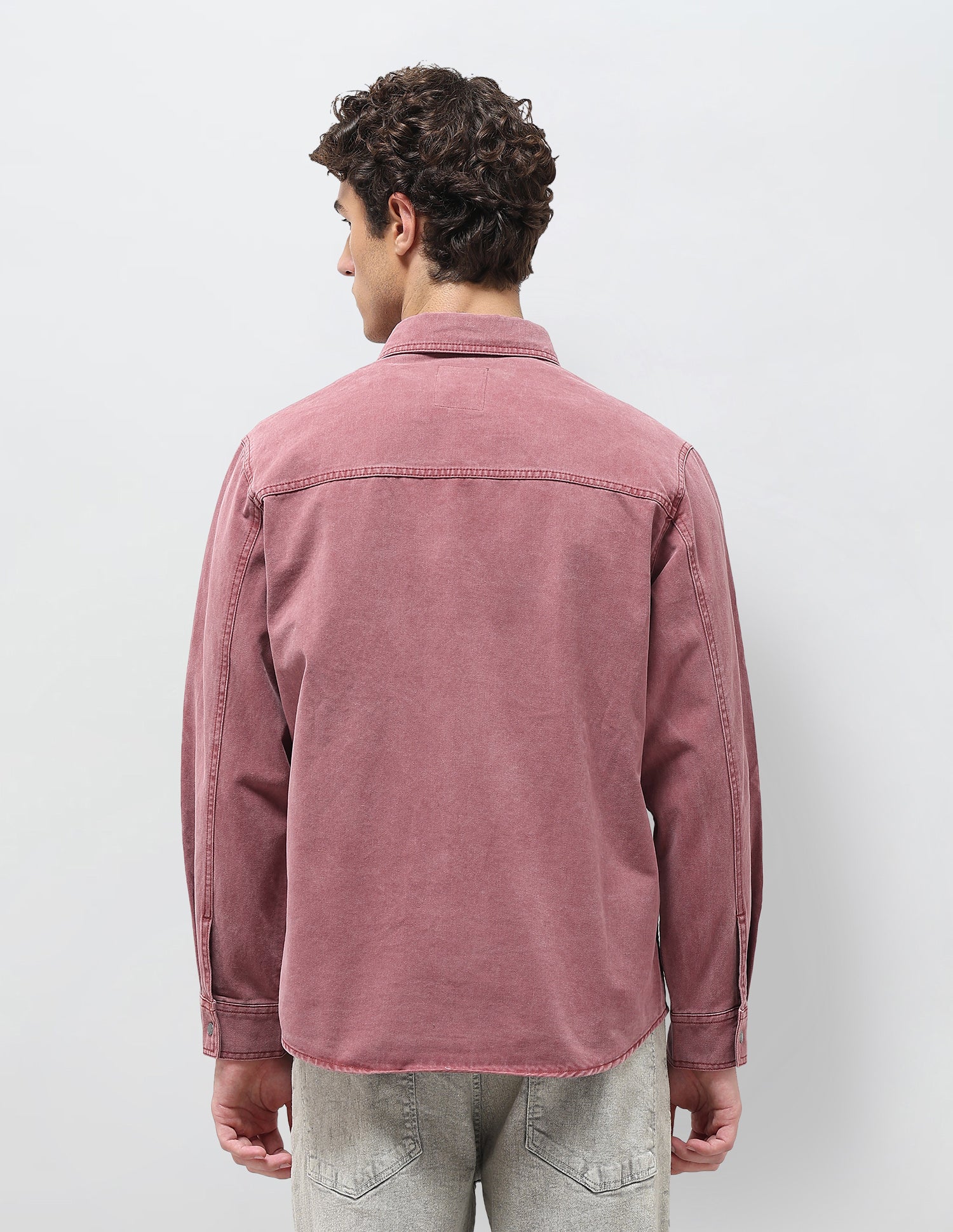 Solid Relaxed Fit Shirt Rose - U.S. Polo Assn. India | Large