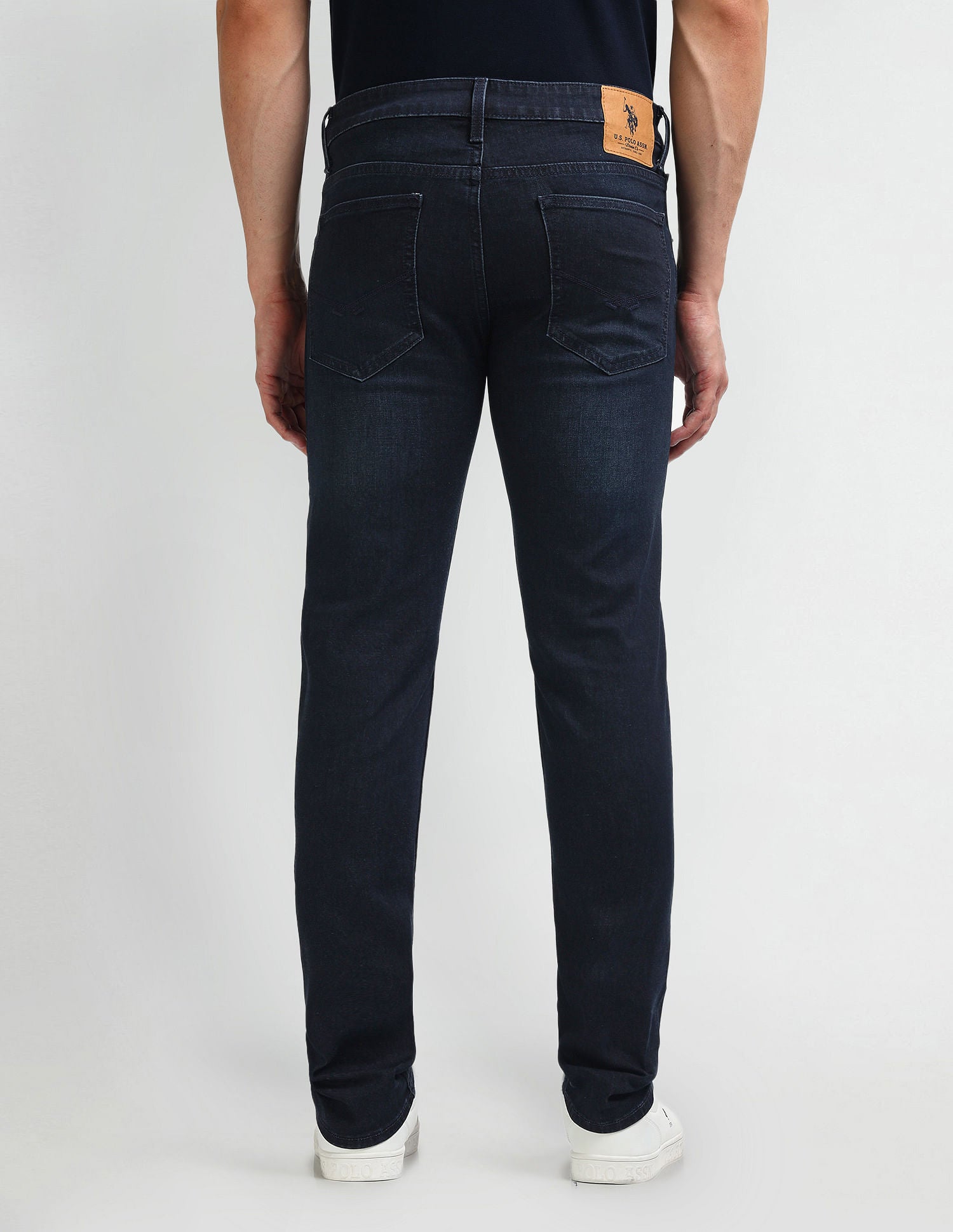 Regallo Skinny Fit Blue Jeans NAVY BLUE - U.S. Polo Assn. India | Large