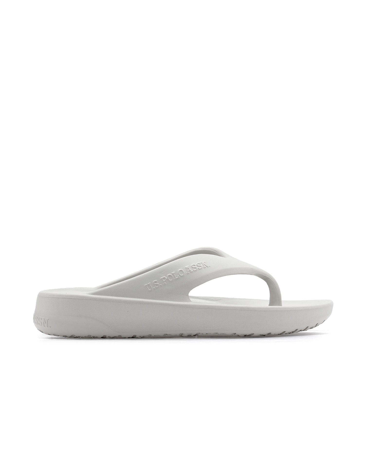 Men Axel Grey Foam Walk Flip Flop Grey - U.S. Polo Assn. India | Large