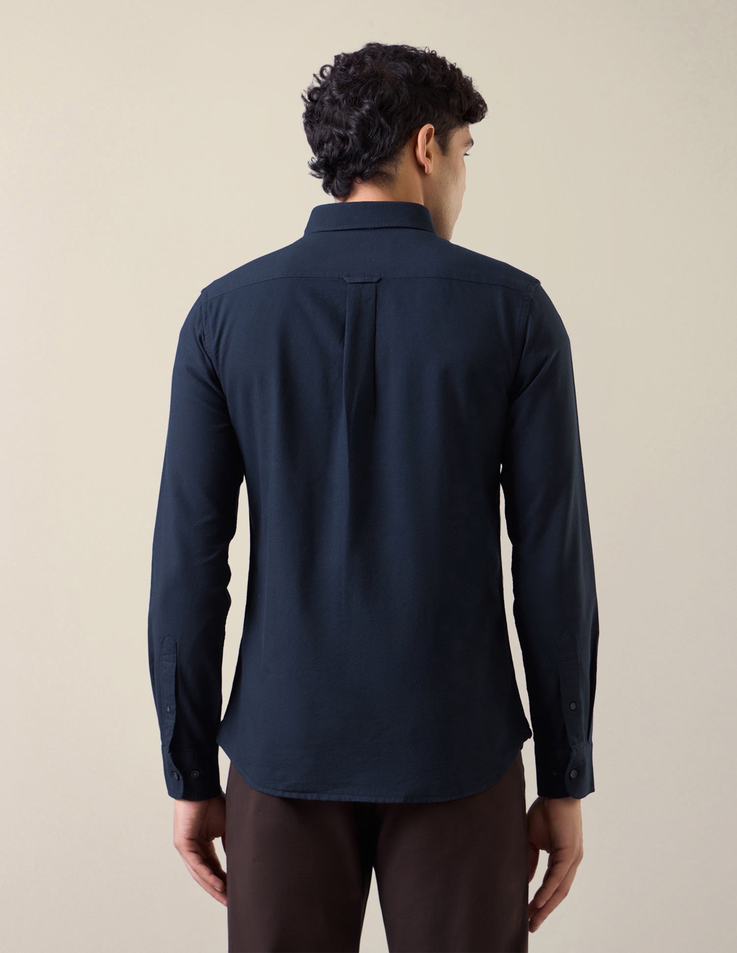 Oxford Tailored Fit Button-Down Shirt Navy - U.S. Polo Assn. India | Large