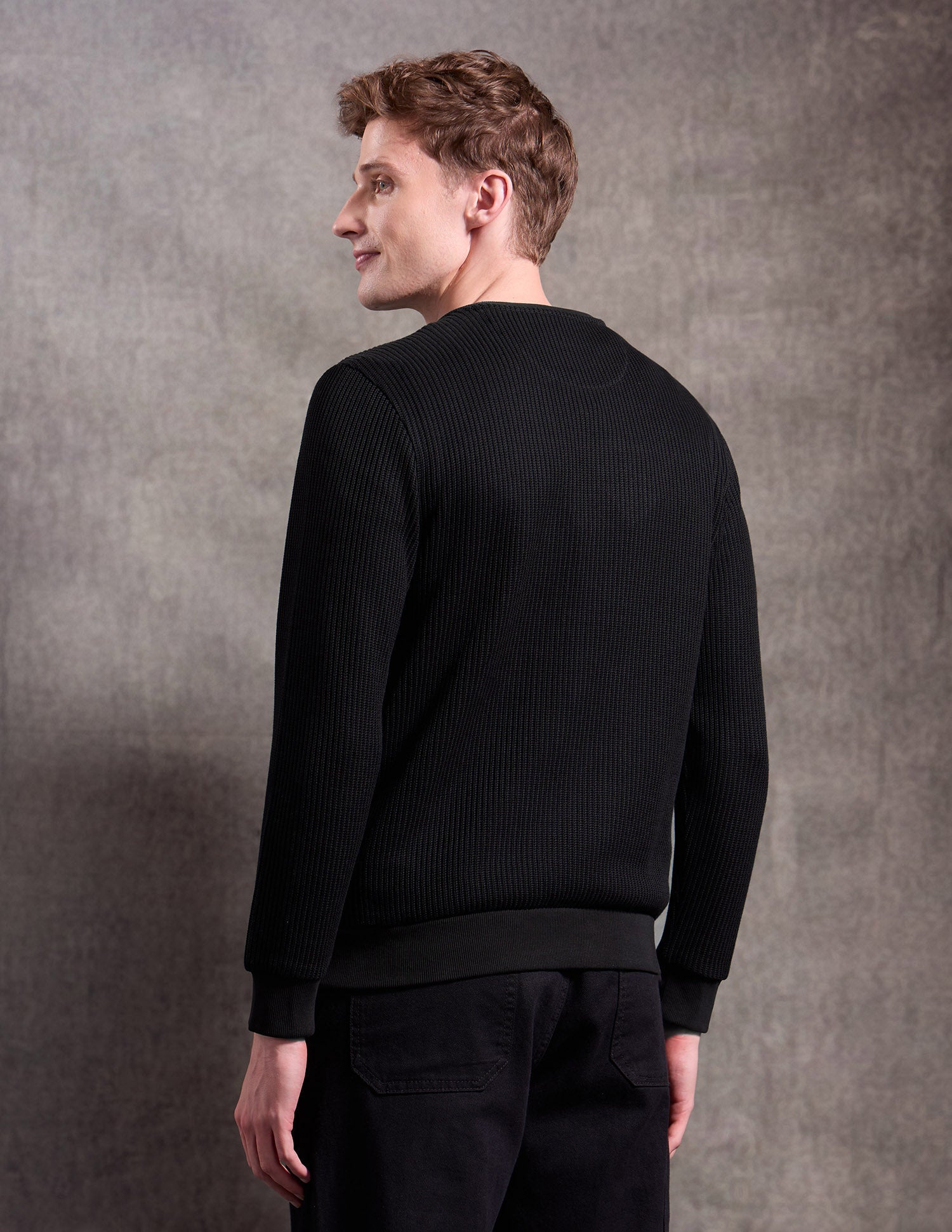 Brand Printed Black & Gold Sweatshirt Black - U.S. POLO ASSN. | Large