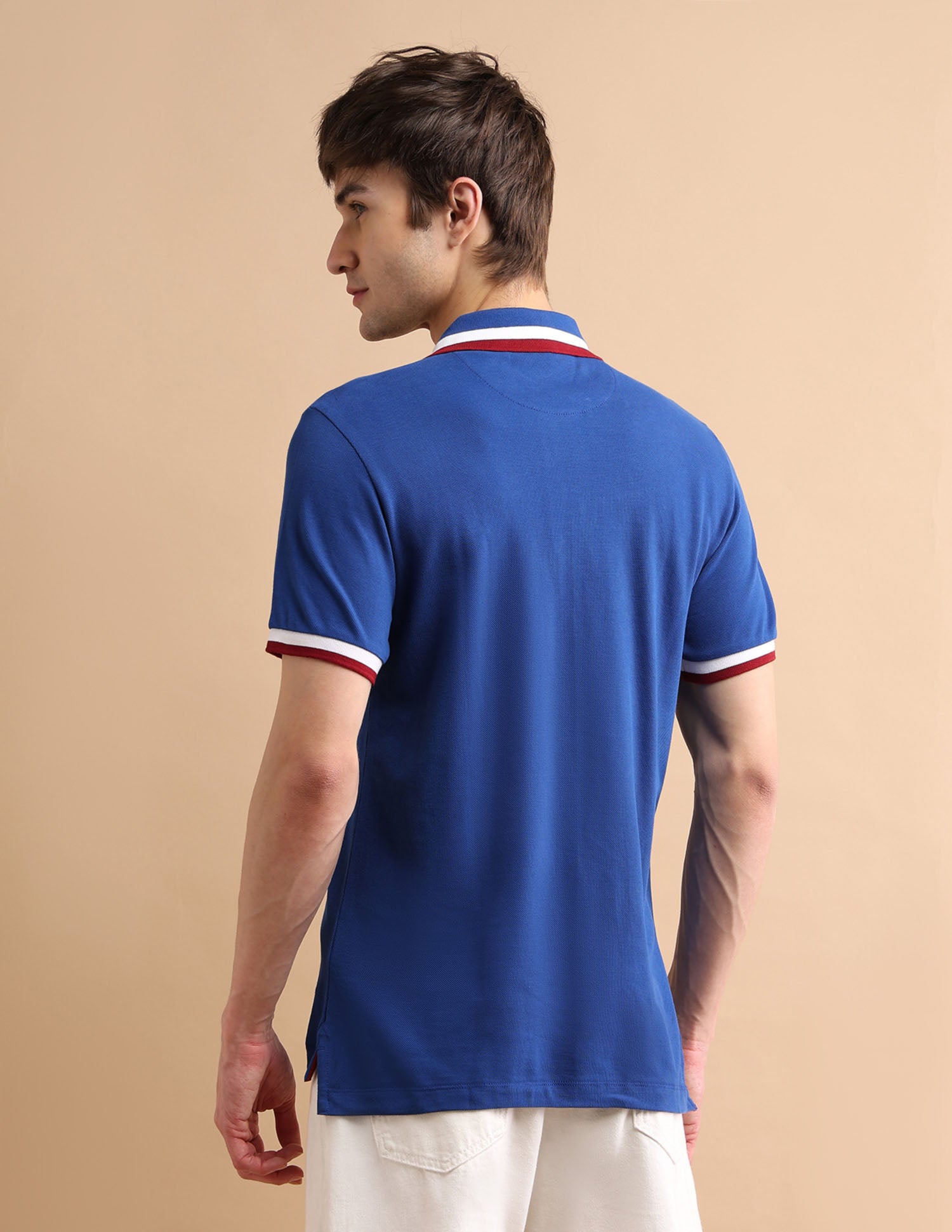 Heritage Tipped Polo Shirt Blue - U.S. POLO ASSN. | Large