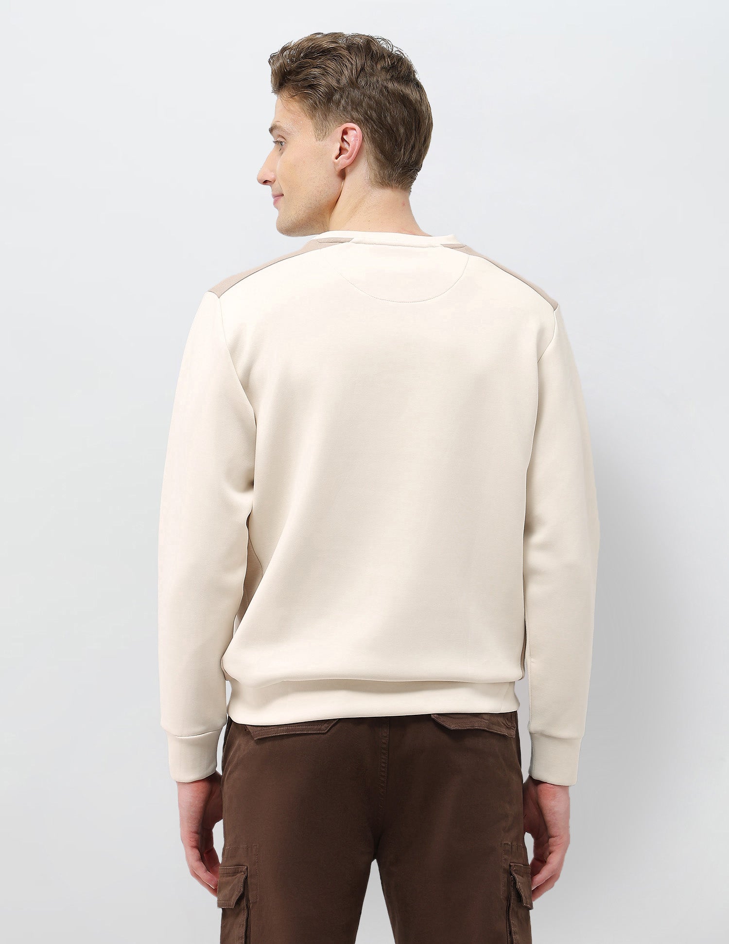 Brand Embroidered Regular Fit Sweatshirt Off White - U.S. POLO ASSN. | Large