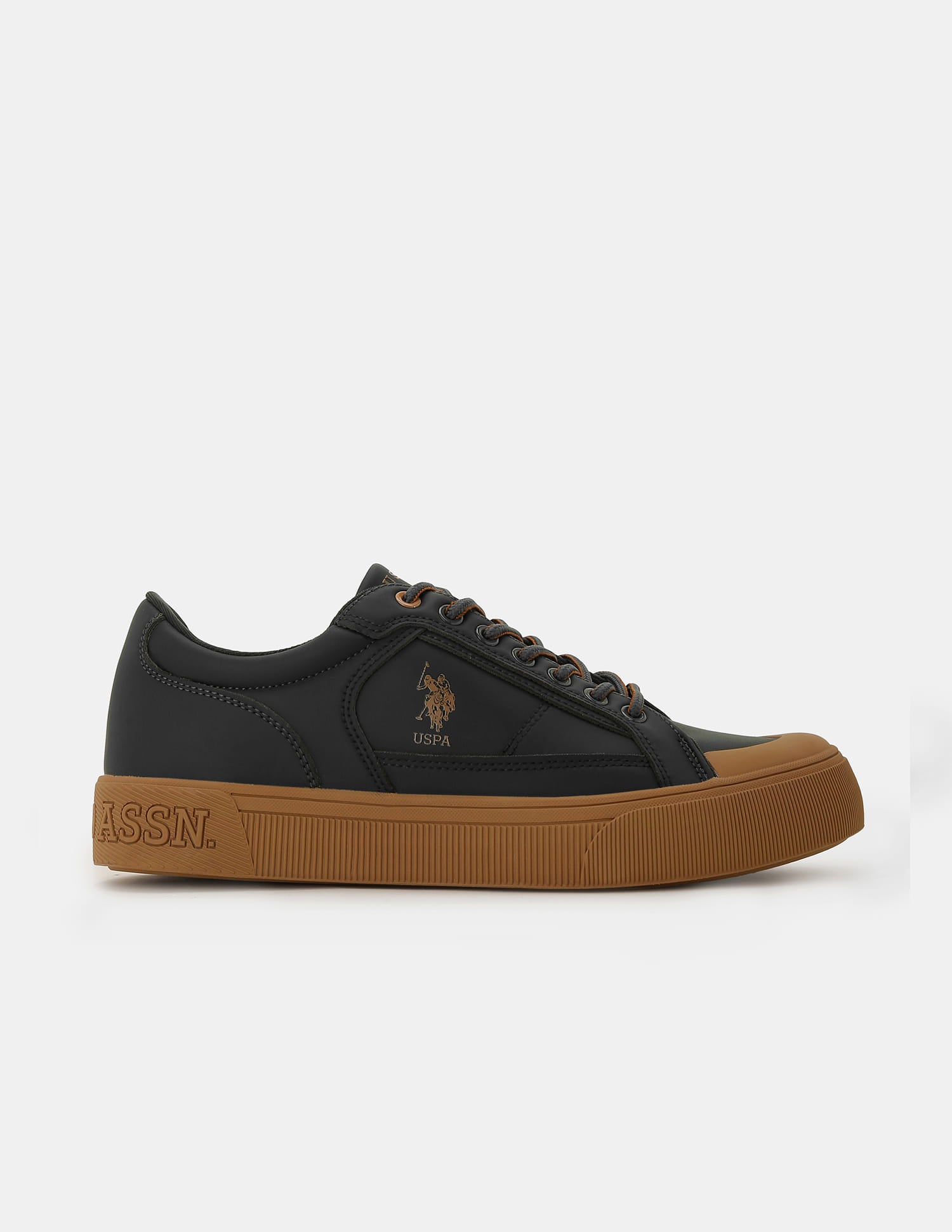 Men Ruben 2.0 Colour Blocked Sneakers Black - U.S. Polo Assn. India | Large