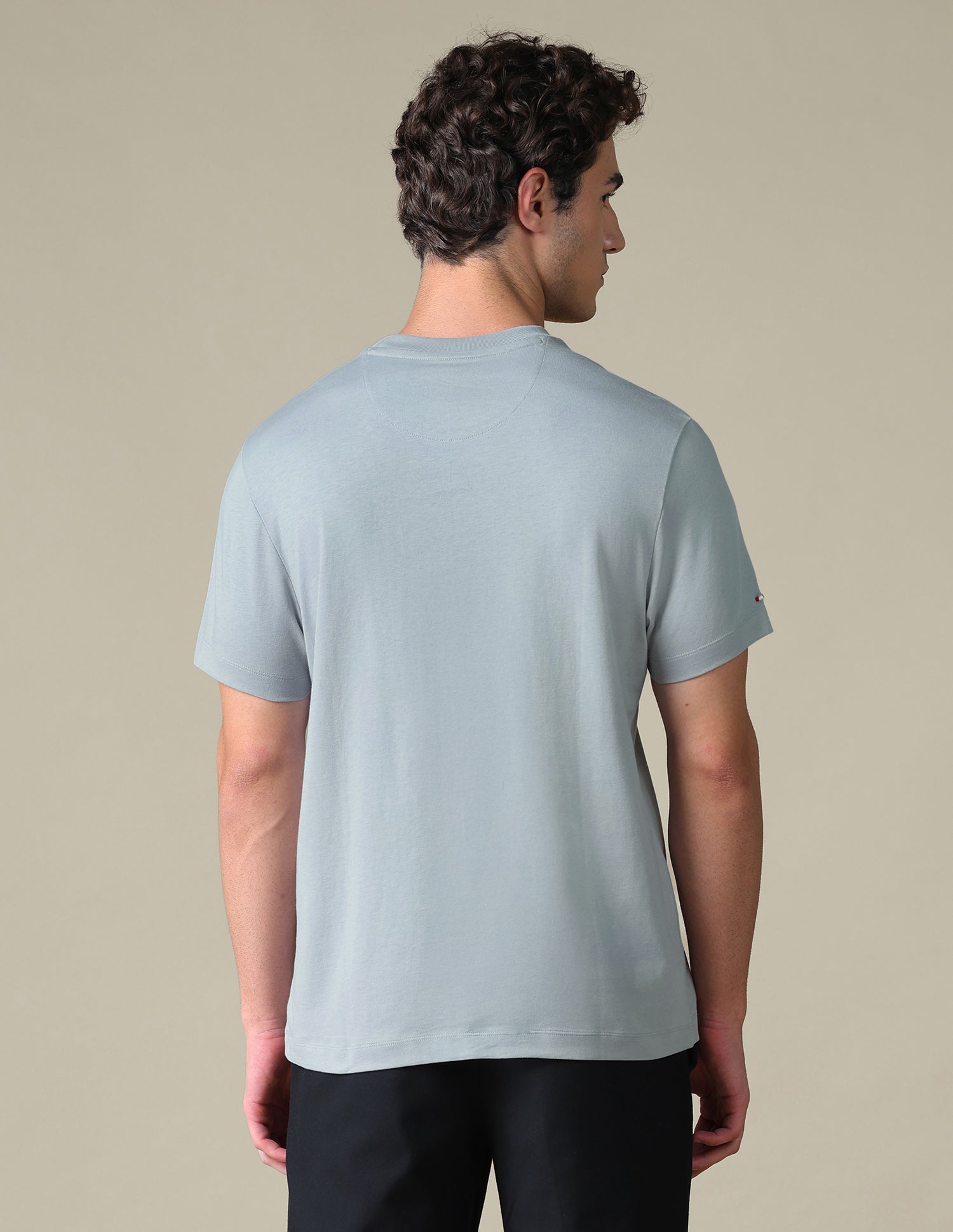 Slim Fit Graphic Brand Printed T-Shirt Grey - U.S. Polo Assn. India | Large