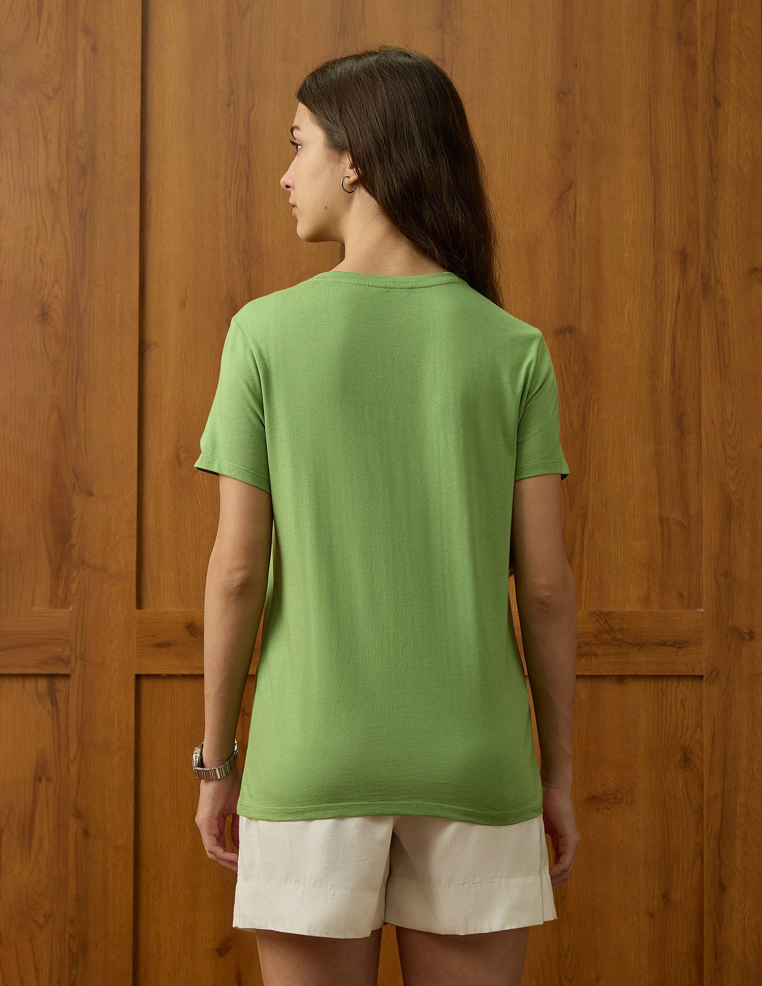 Crew Neck Regular Fit Tshirt With Embroidery Light Green - U.S. POLO ASSN. | Large