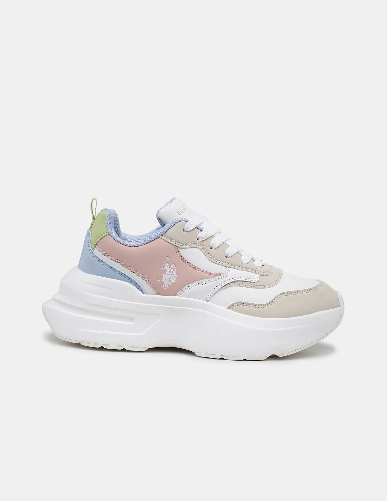 Women Colourblocked Roselle Sneakers Multi3 - U.S. Polo Assn. India | Large
