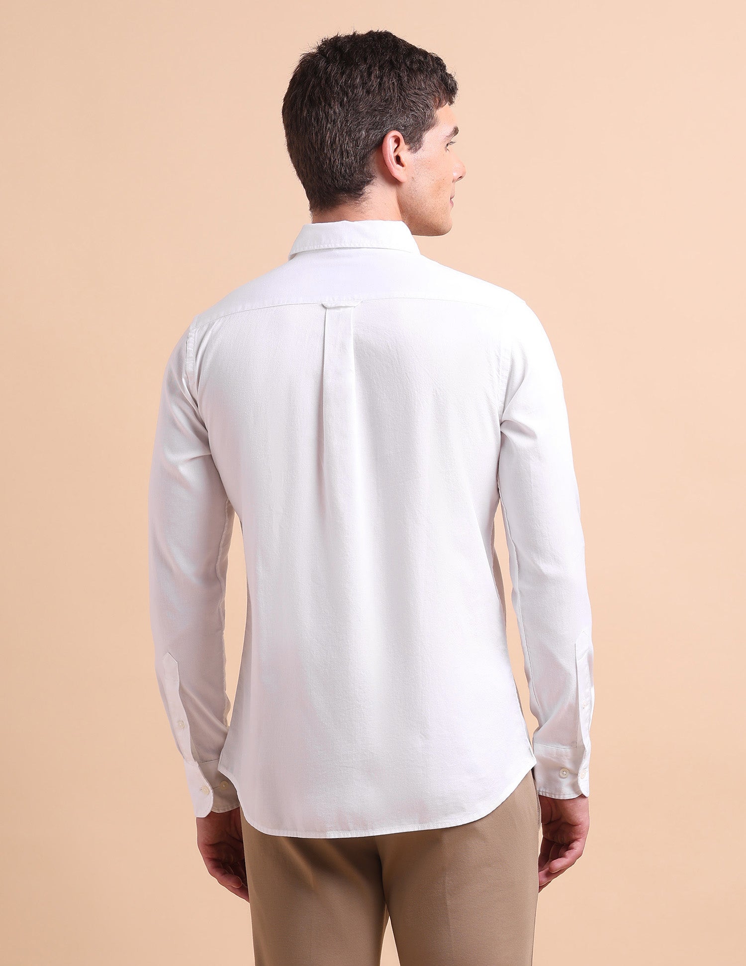 Tailored Fit Button Down Shirt White - U.S. POLO ASSN. | Large