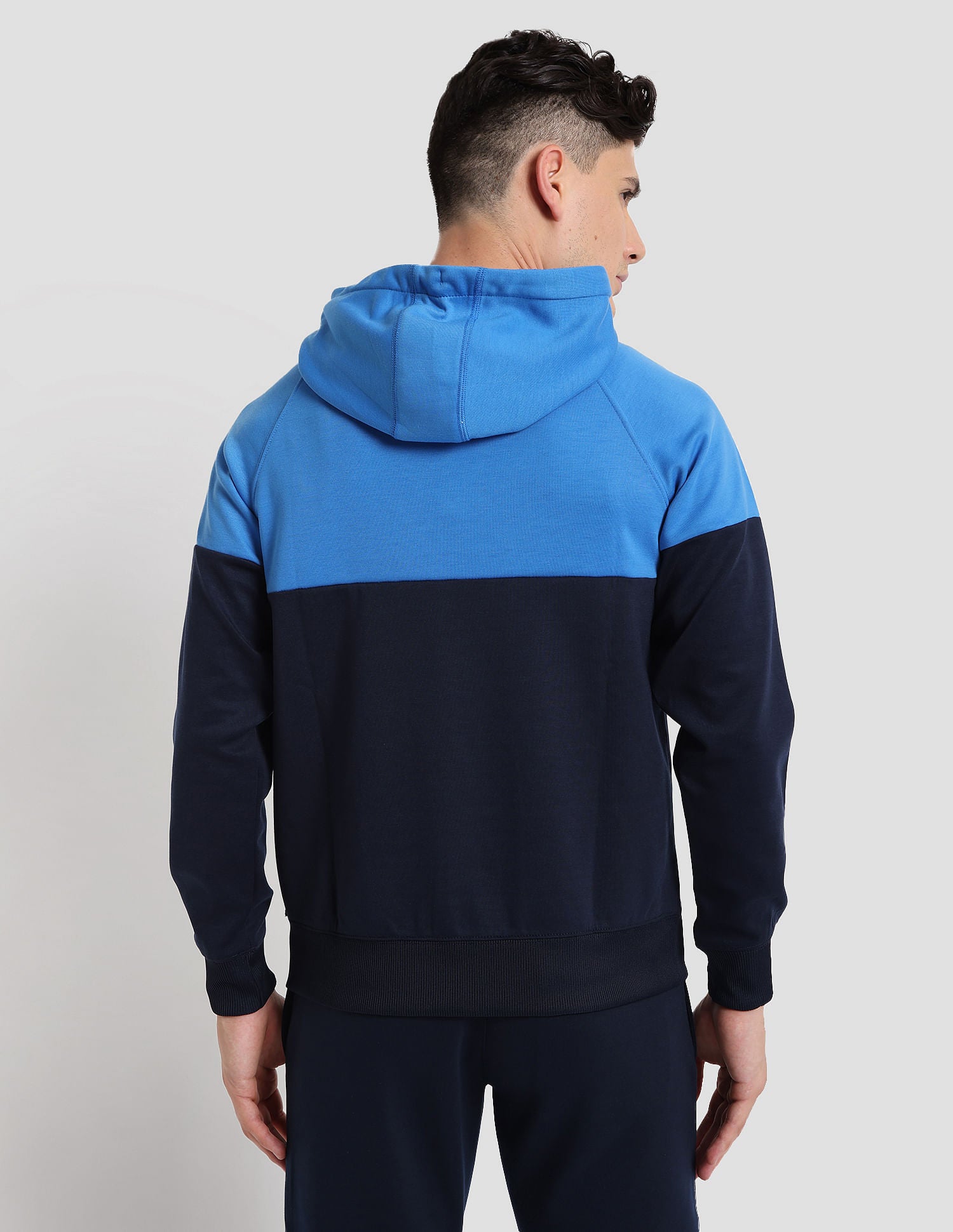 Colour Block Performance Hoodie Blue - U.S. POLO ASSN. | Large