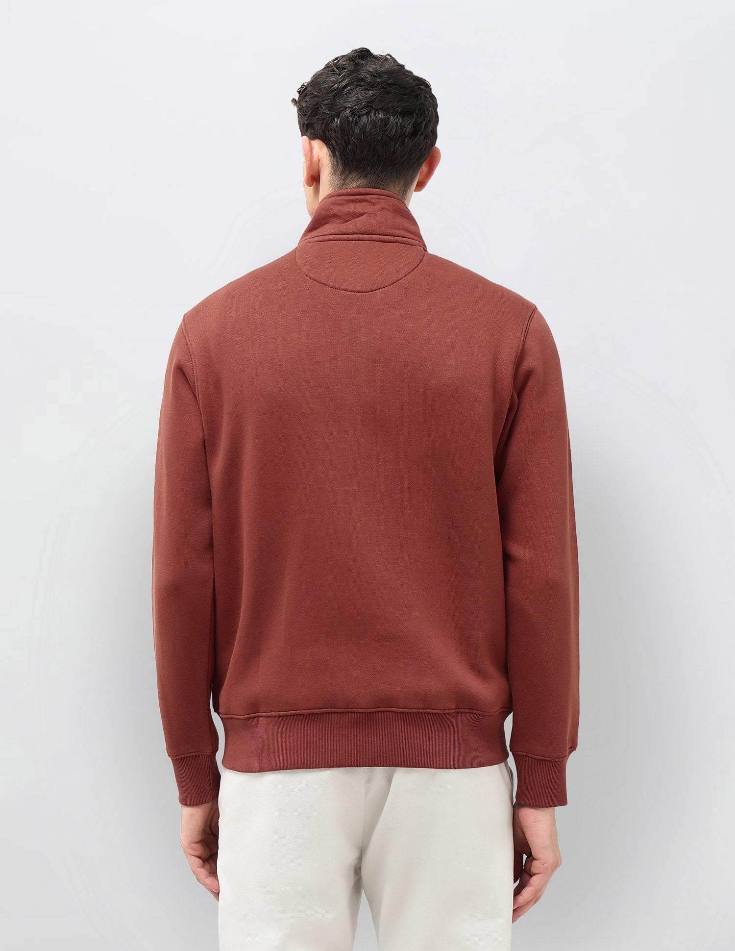 Solid Regular Fit Sweatshirt Rust - U.S. POLO ASSN. | Large