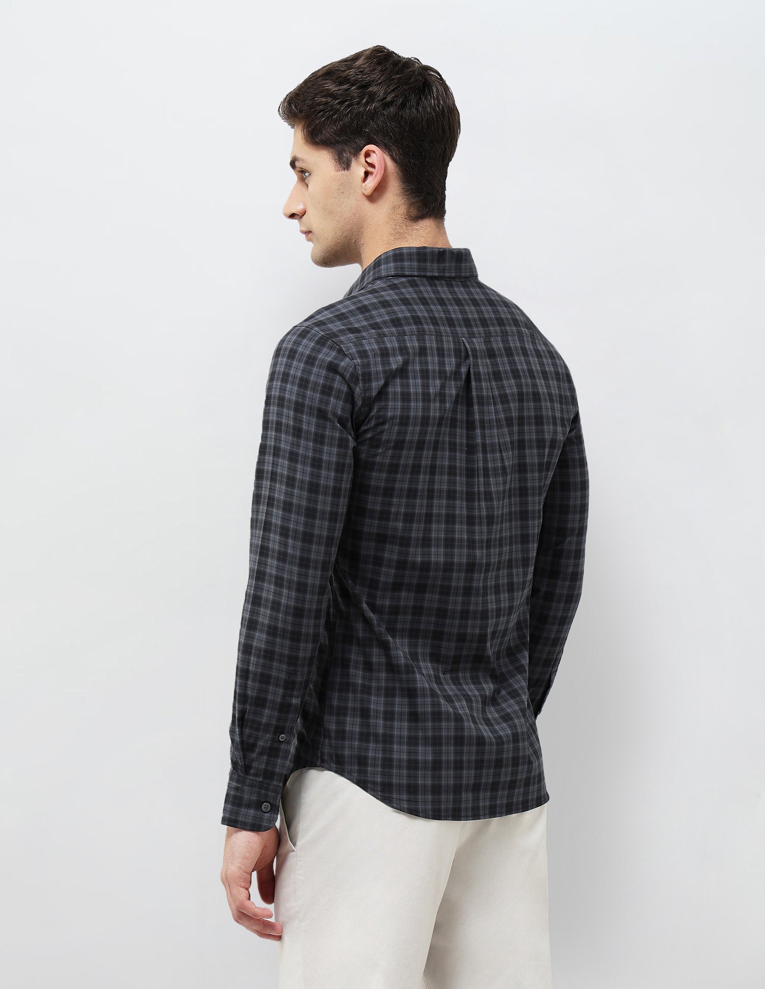 Regular Fit Tartan Checked Shirt Dark Grey - U.S. POLO ASSN. | Large