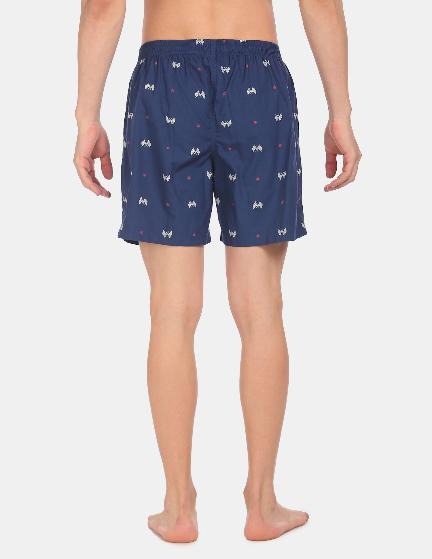 Comfort Fit Print Cotton I663 Boxers - Pack Of 1 Blue - U.S. POLO ASSN. | Large