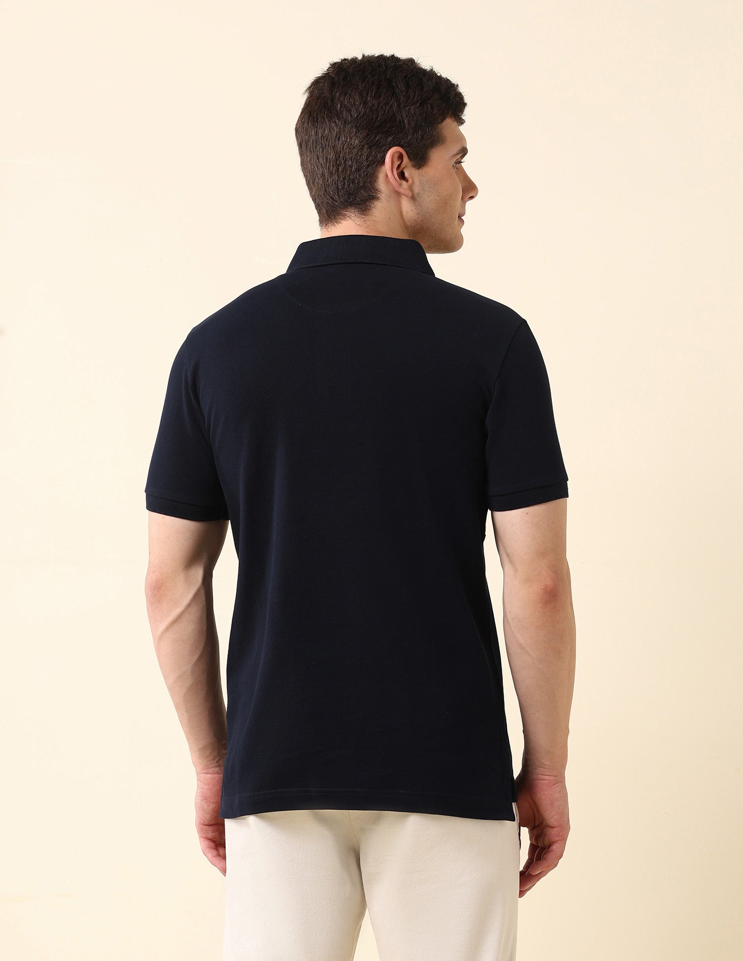 Brand Embossed Classic Polo Shirt Navy - U.S. POLO ASSN. | Large