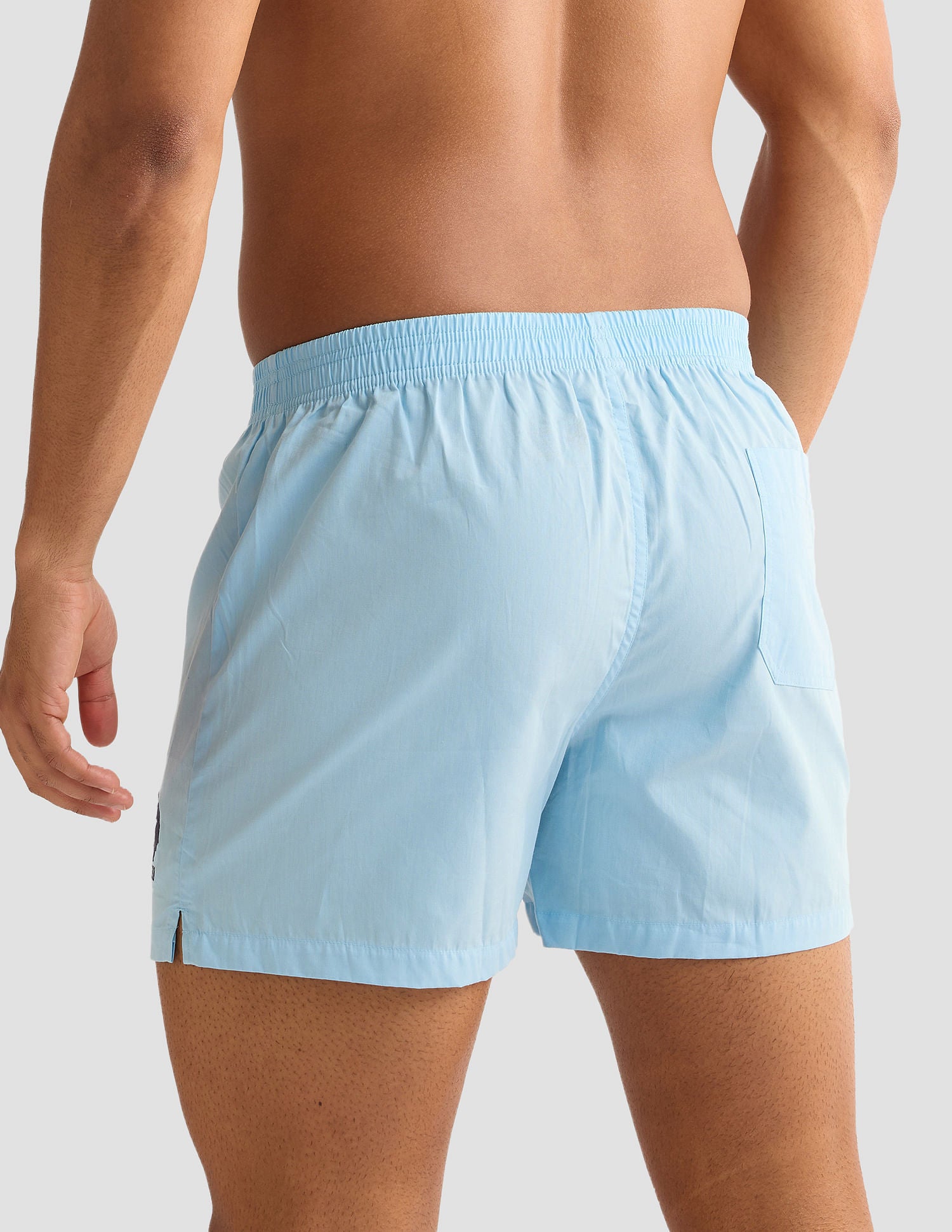 Pure Cotton OEX04 Boxer Shorts - Pack Of 1 Sky Blue - U.S. POLO ASSN. | Large
