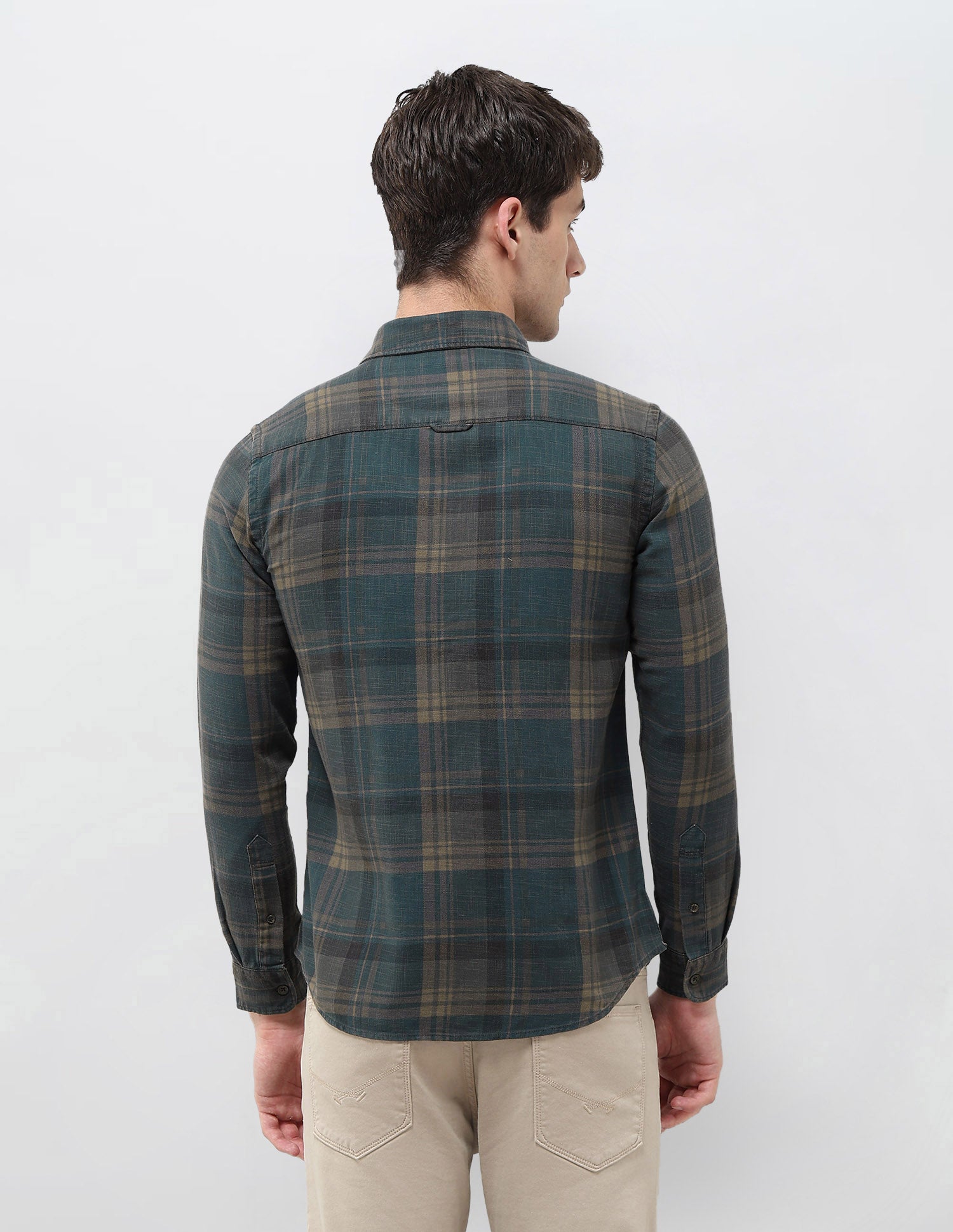 Tartan Checked Regular Fit Shirt Grey - U.S. POLO ASSN. | Large