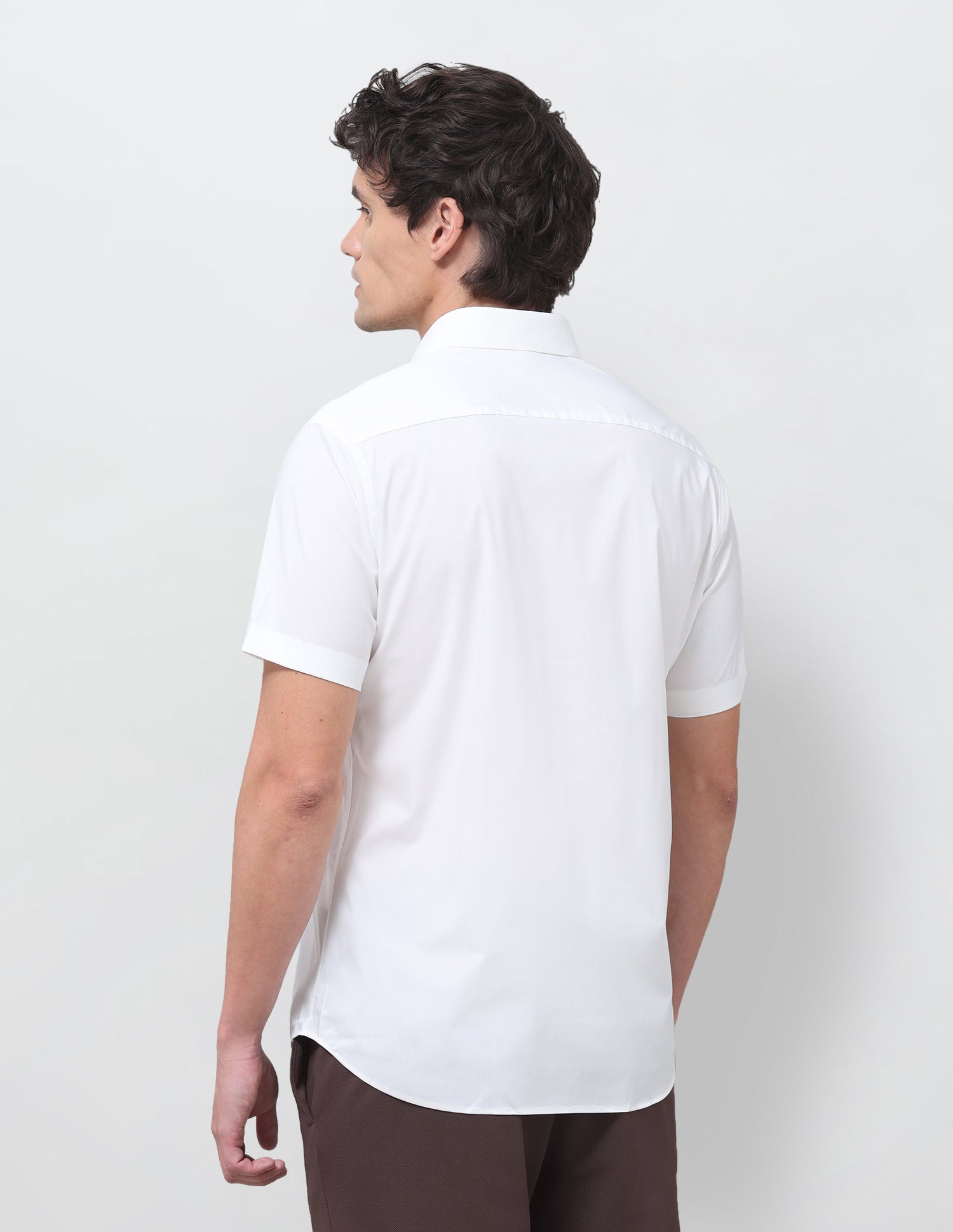 Solid Regular Fit Shirt White - U.S. Polo Assn. India | Large