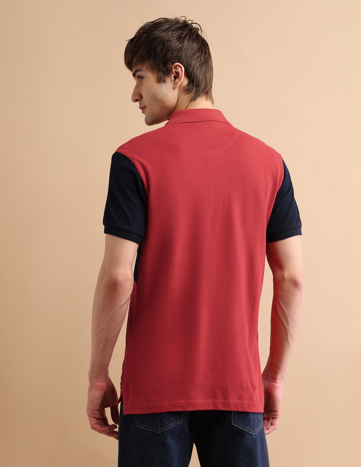 Embroidered Rugby Polo Shirt Red - U.S. POLO ASSN. | Large