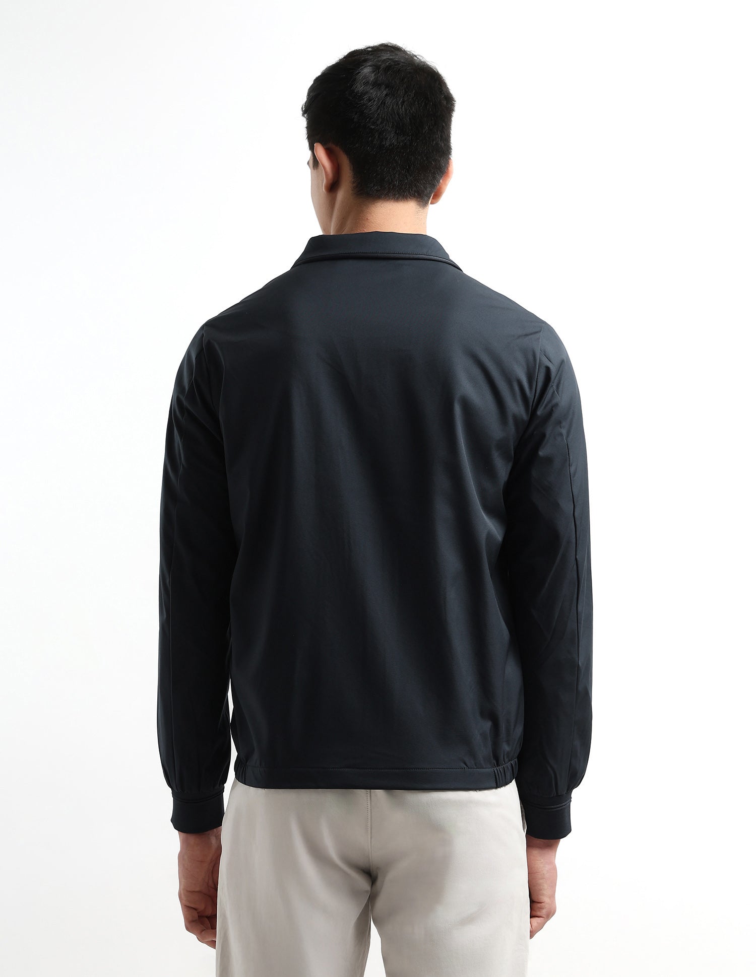 Solid Regular Fit Jacket Navy - U.S. POLO ASSN. | Large