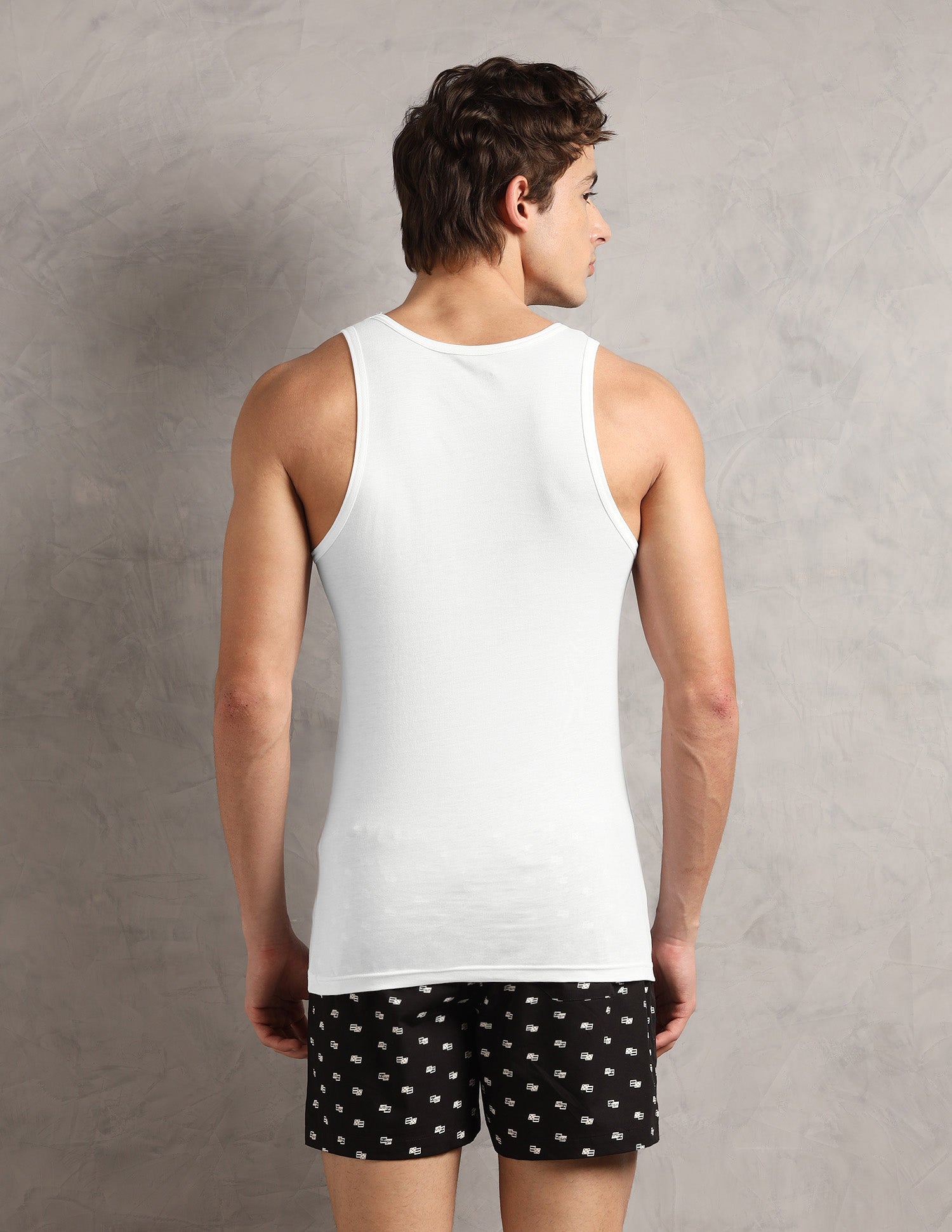 Comfort Fit Pure Cotton I024 Vest - Pack Of 1 White - U.S. Polo Assn. India | Large