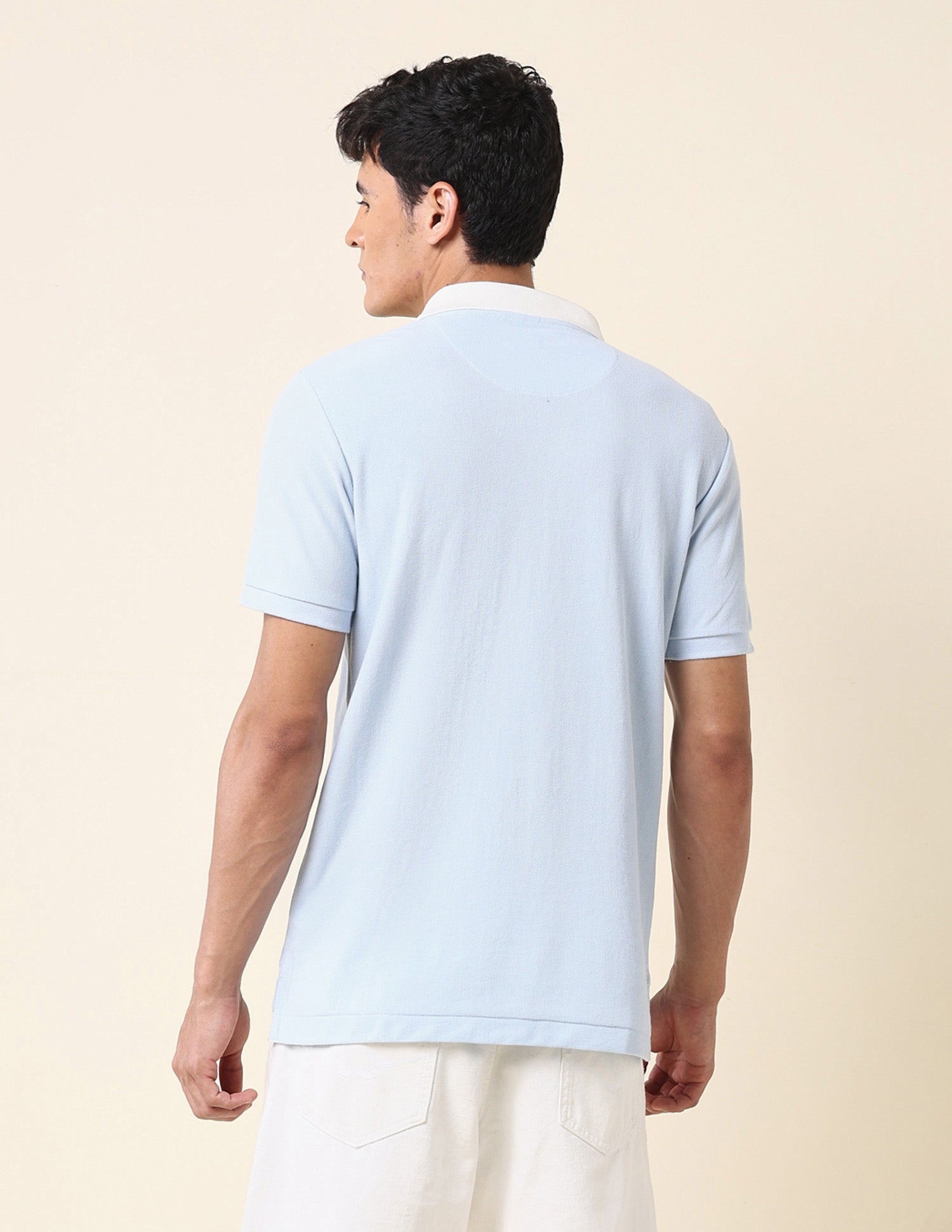 Colourblocked Classic Polo Shirt Light Blue - U.S. POLO ASSN. | Large