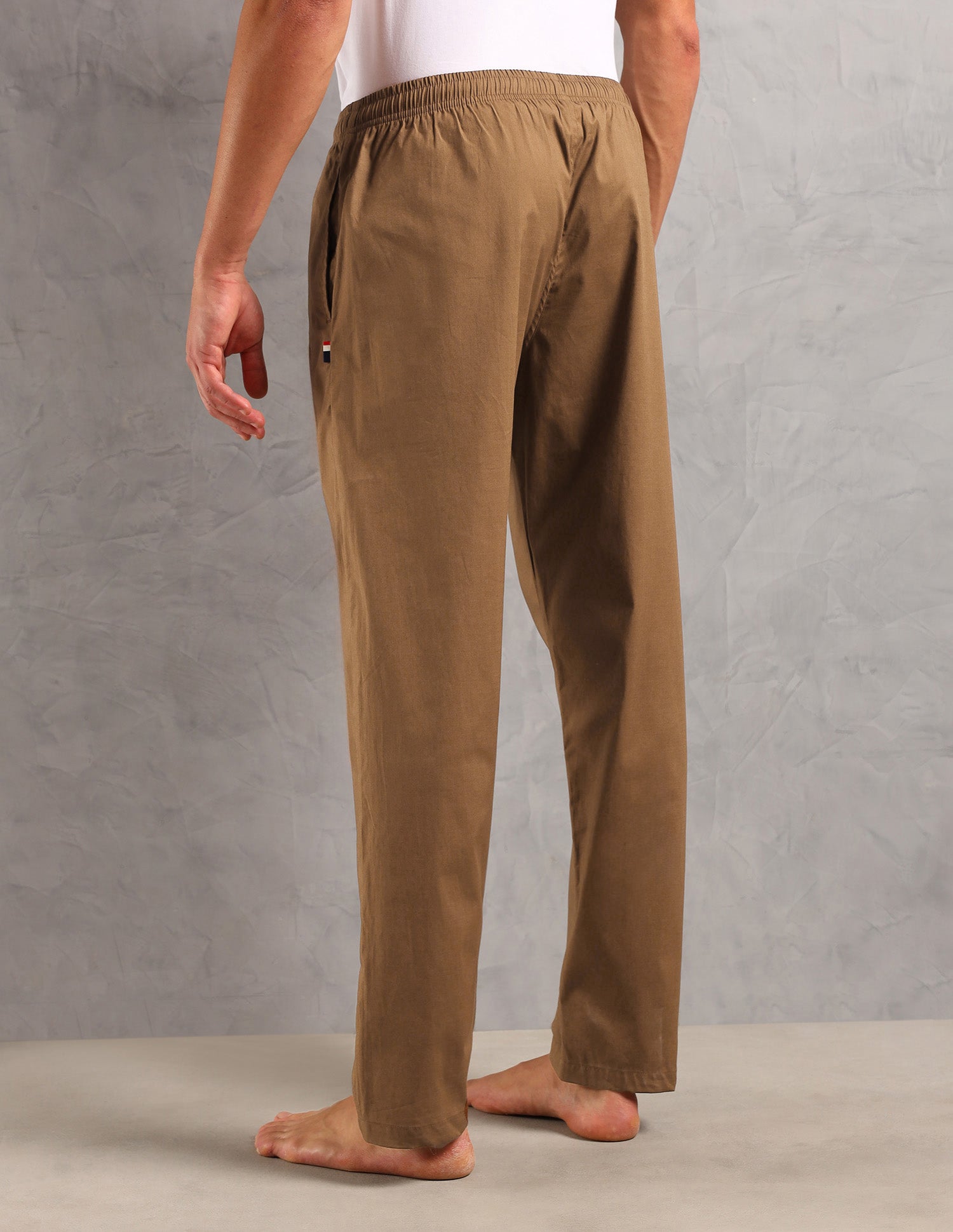 Pull On Relaxed Fit LP003 Lounge Pants - Pack Of 1 Light Brown - U.S. POLO ASSN. | Large