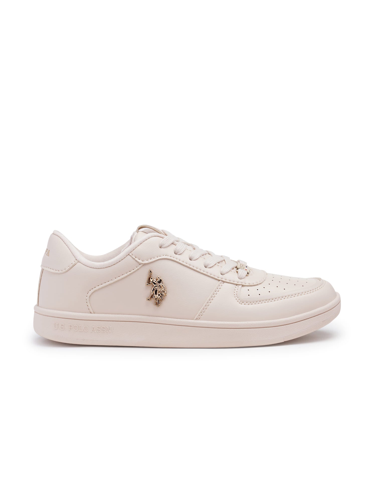 Women Solid Nyra Sneakers Nude - U.S. Polo Assn. India | Large