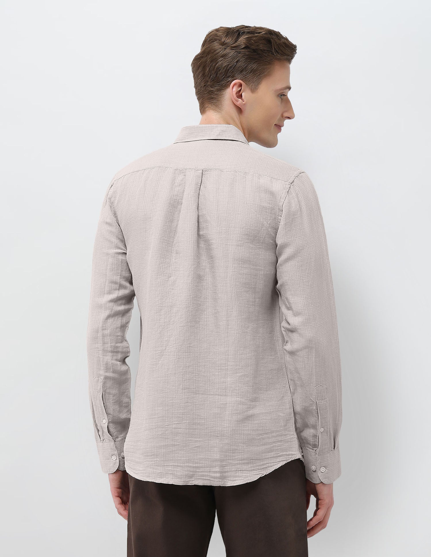 Plaid Checked Sotogrande Shirt Khaki - U.S. Polo Assn. India | Large