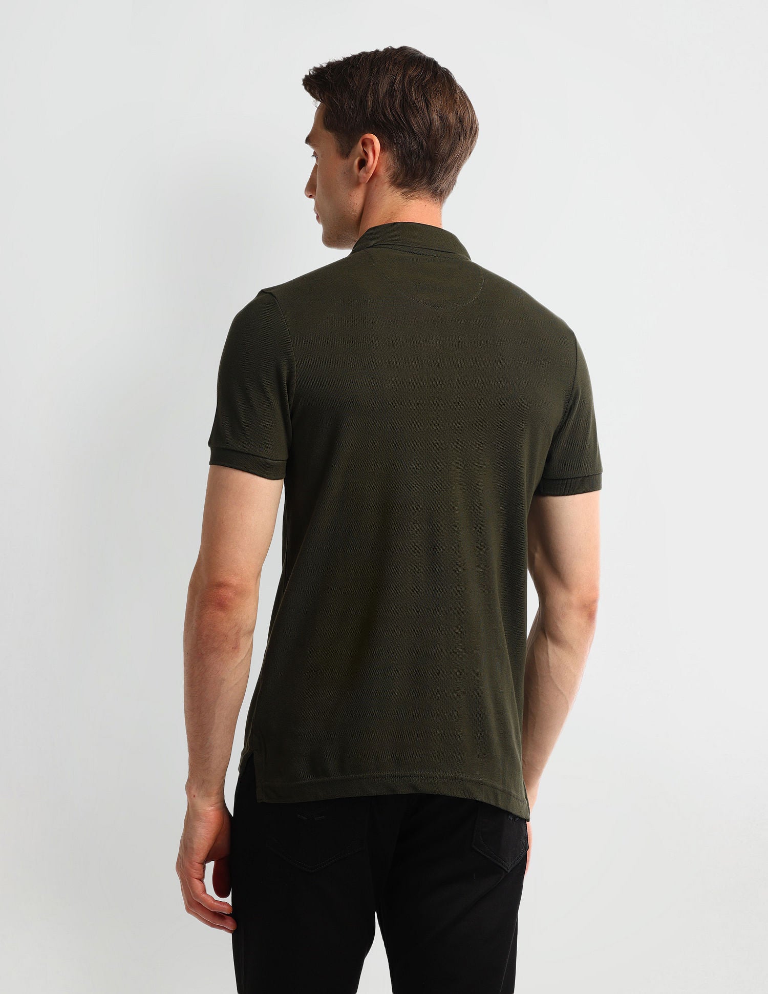 Muscle Fit Graphic Polo Shirt Green - U.S. POLO ASSN. | Large